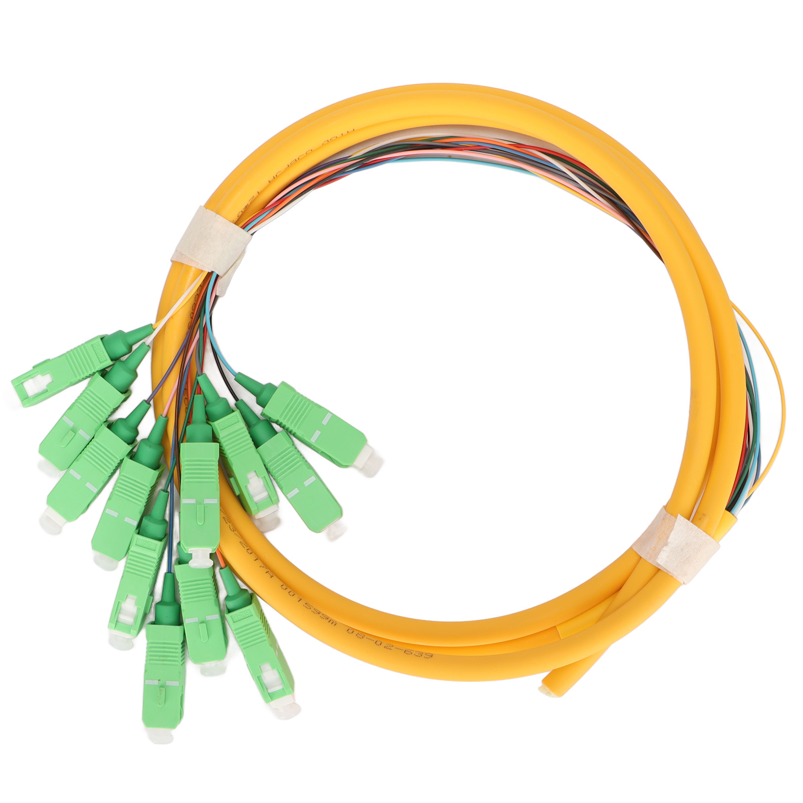 1,5 M Langes Singlemode-glasfaser-patchkabel, 12-adrig, Stabil Und Weitgehend Kompatibel, Für Kabelmanagementboxen