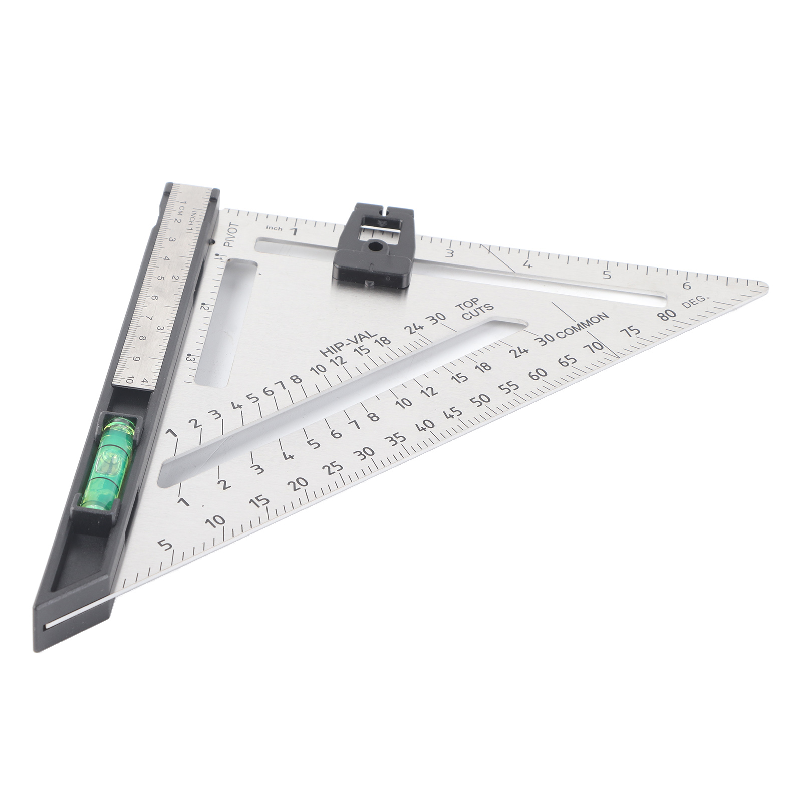 18 Cm (7 Zoll) Großer Zimmermannswinkel Mit Abnehmbarem Fuß, Aus Korrosionsbeständigem Metall Für Die Holzbearbeitung, Zum Hervorheben Von Dachsparren