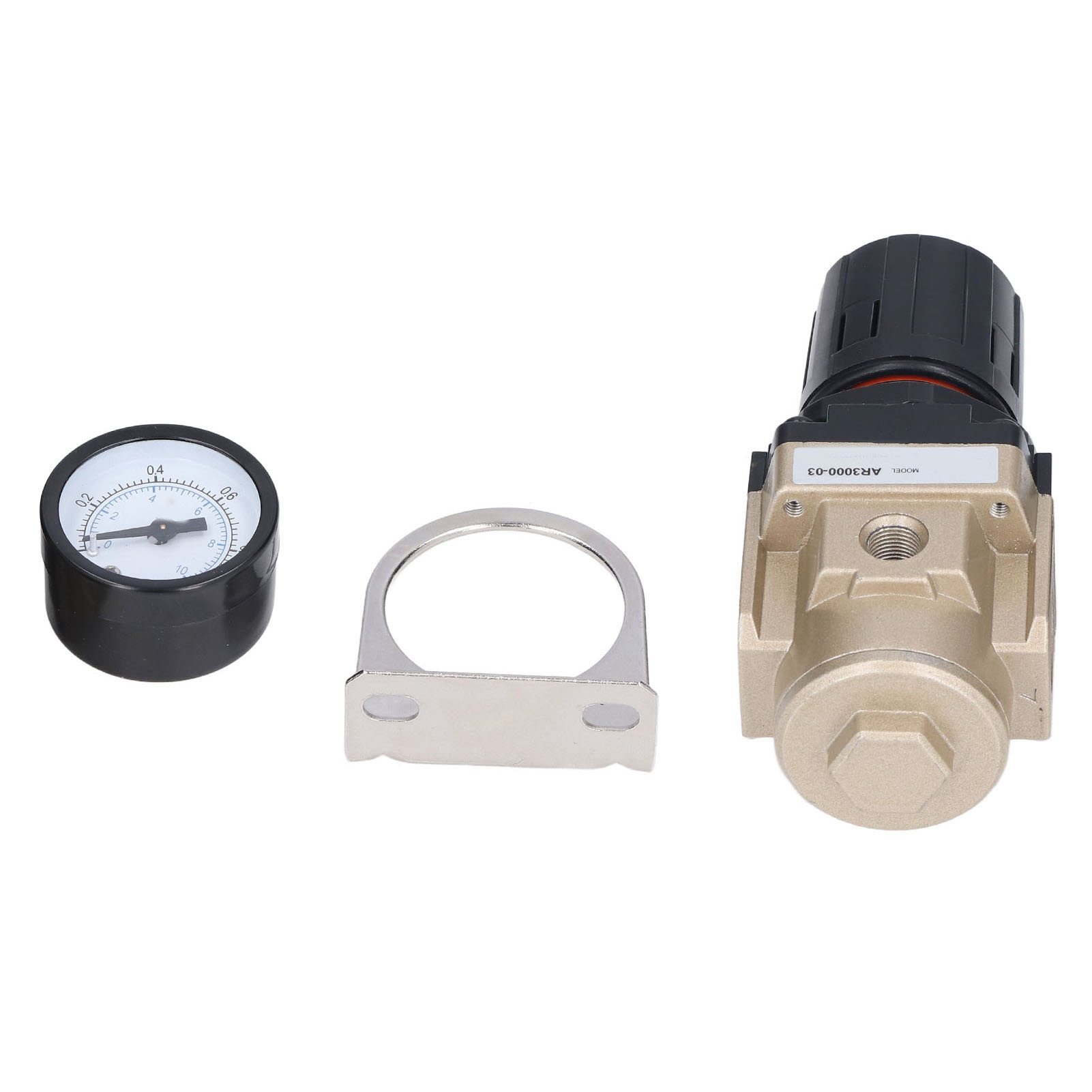 G3/8 Luftdruckregler Mit Filter Und Manometer, 0,05–0,85 Mpa, Ar3000-03