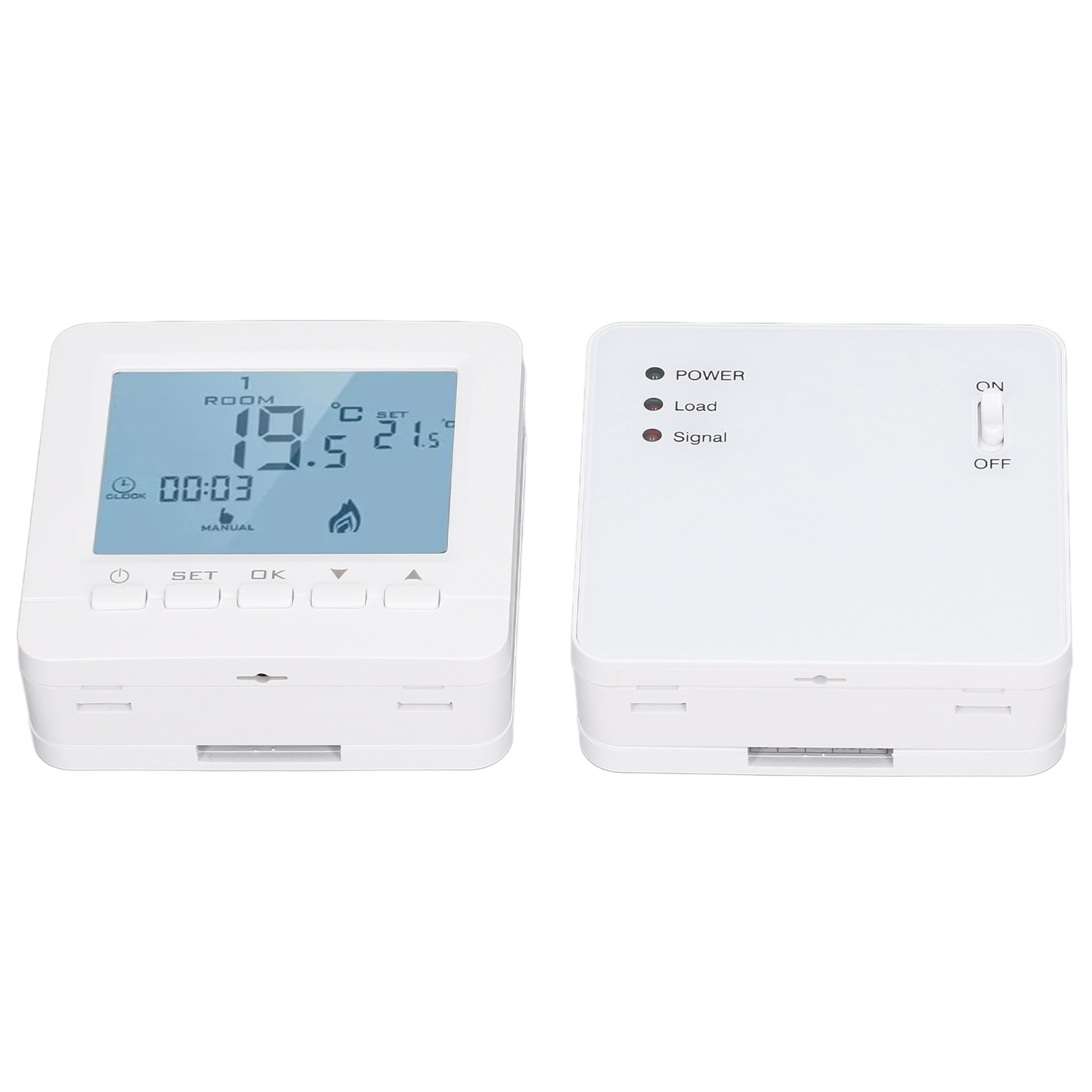 Intelligenter, Programmierbarer, Feuerfester Rf-funkthermostat Für Elektrische Heizungen, Ac230v-temperaturregler