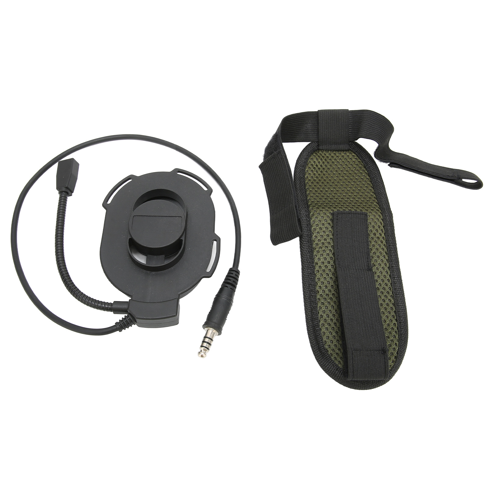 Robuster U94 Ptt-motorrad-ohrhörer Für Hytera Pd-780, Pd-785, Pd-788, Pd-780g, Schwarz