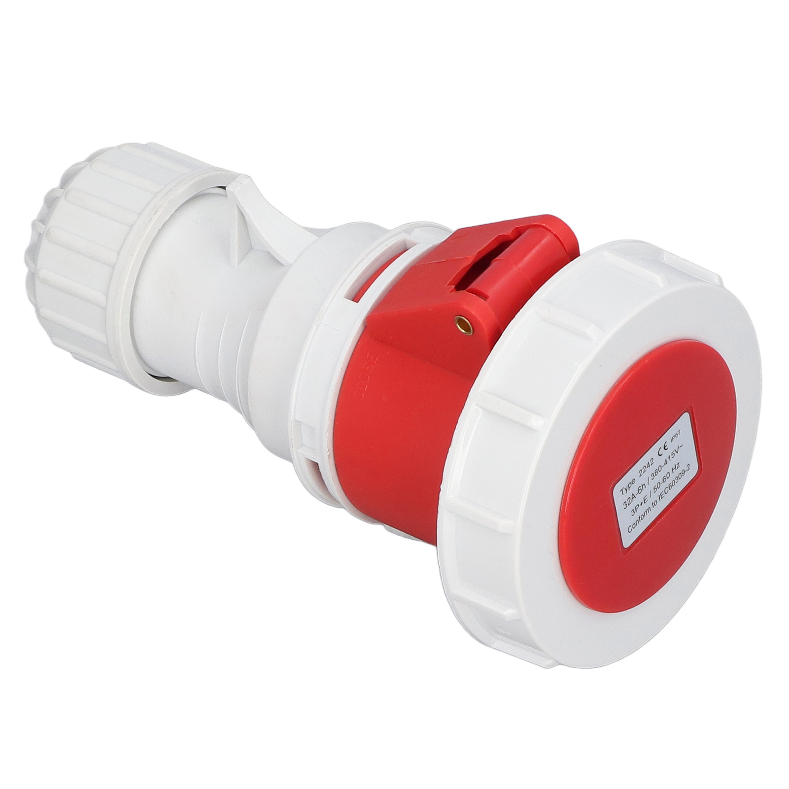 Wasserdichter Ip67-stecker Für Luftfahrtkabel, 4-polig, 3p+e, 380/415 V Ac, 32 A