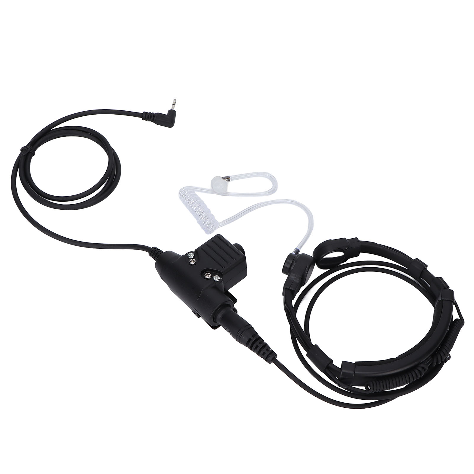 Adapter Für Ptt U94 Headset-system: Headset Mit Ptt U94 Kehlkopfmikrofon Für Motorola T5428, 6200c, T80 Und Andere 2,5 Mm Zweiwegfunkgeräte.