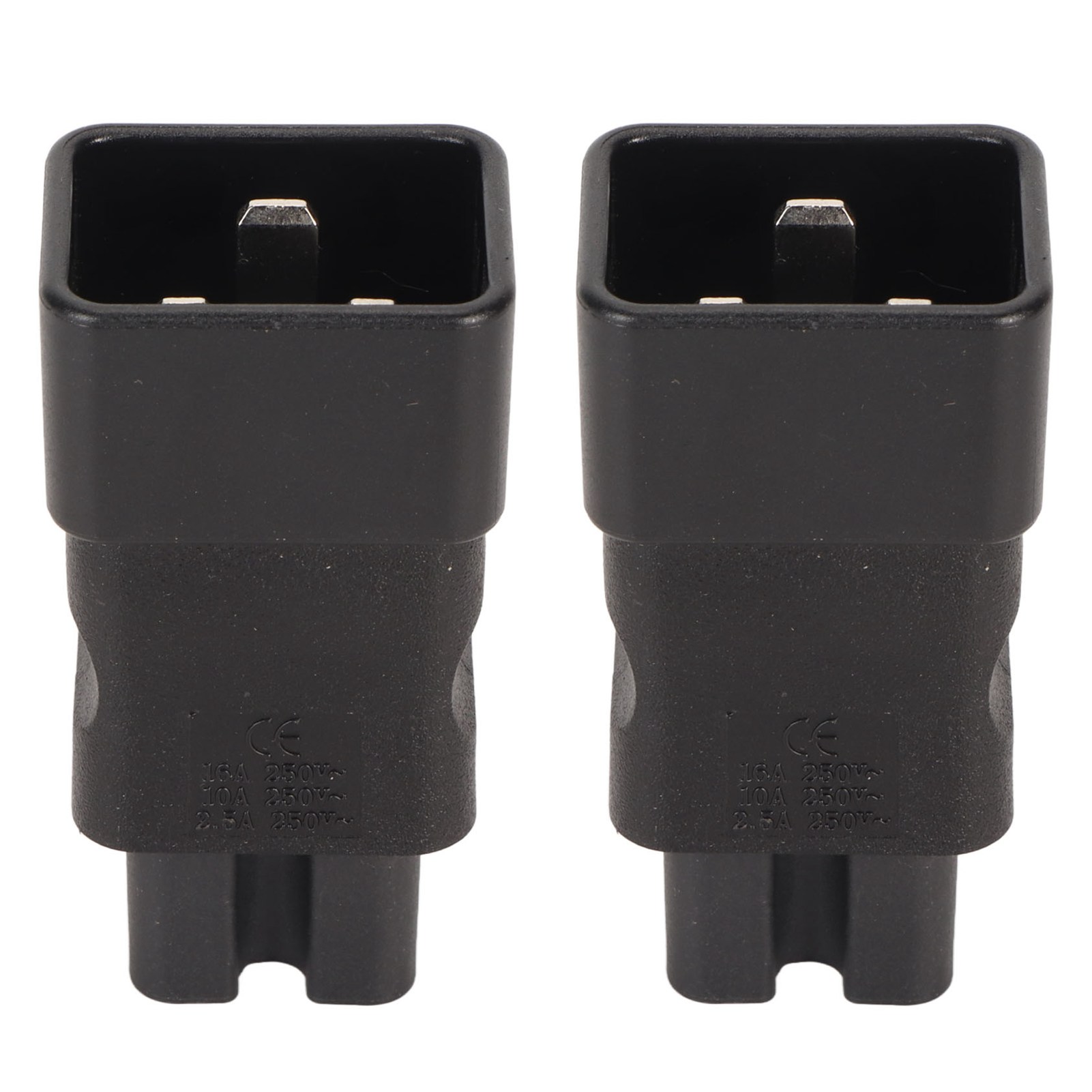 Packung Mit 2 Iec320 C20 Auf Iec320 C15 Netzadapter, Professioneller Standard, Kupfer, Für Computer.