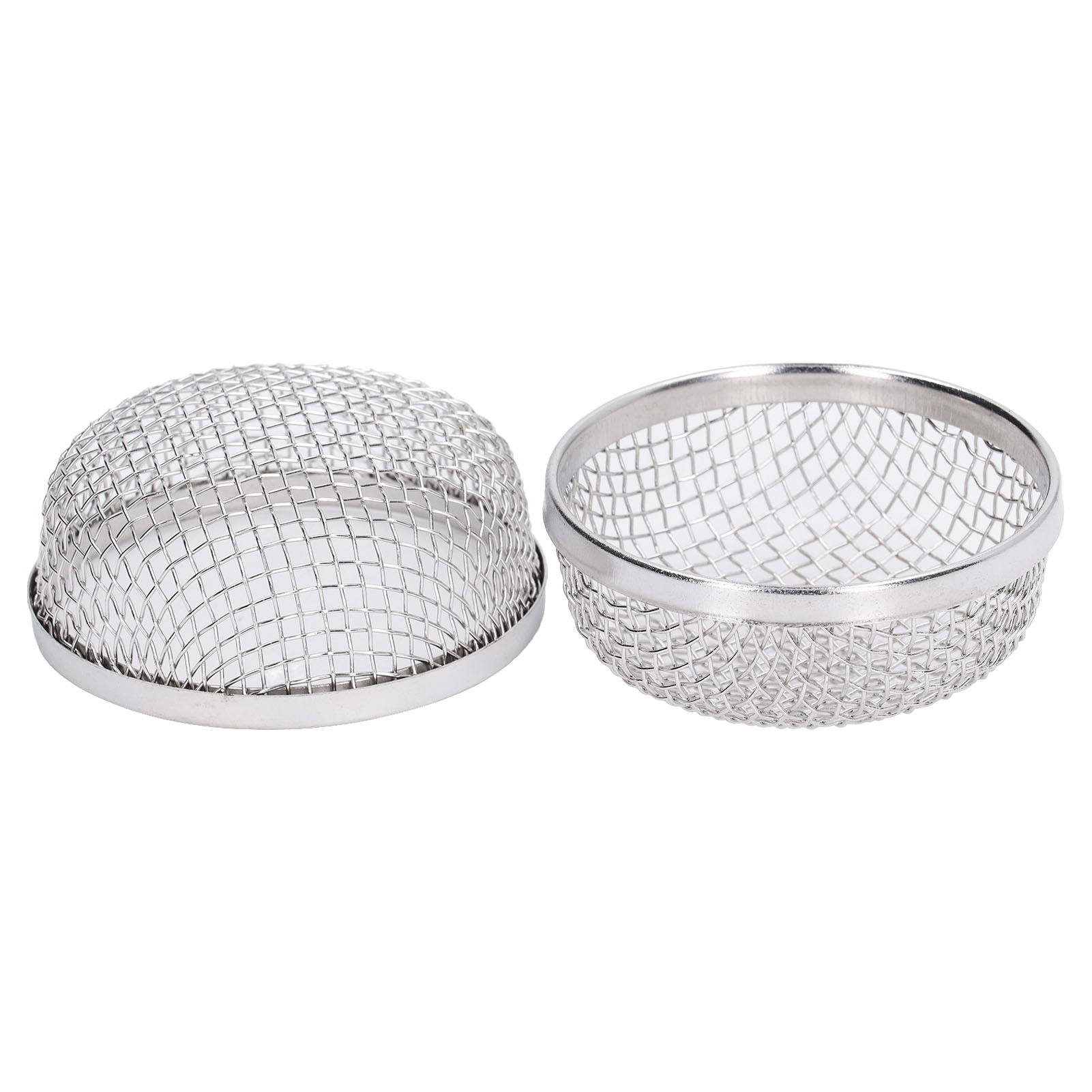 Set Aus 2 Edelstahl-wohnmobil-warmwasserbereiter-lüftungsgittern, 7,1 Cm (2,8 Zoll) Mit Integriertem Moskitonetz.