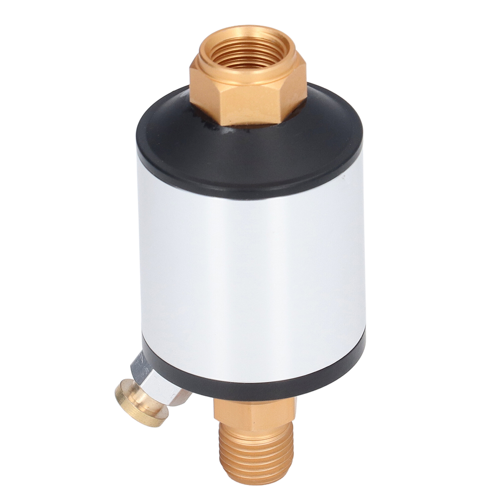 Mini-inline-luftfilter, Öl-/wasserabscheider Aus Aluminium Für Druckluftwerkzeuge, 1/4"-npt-einlass/auslass