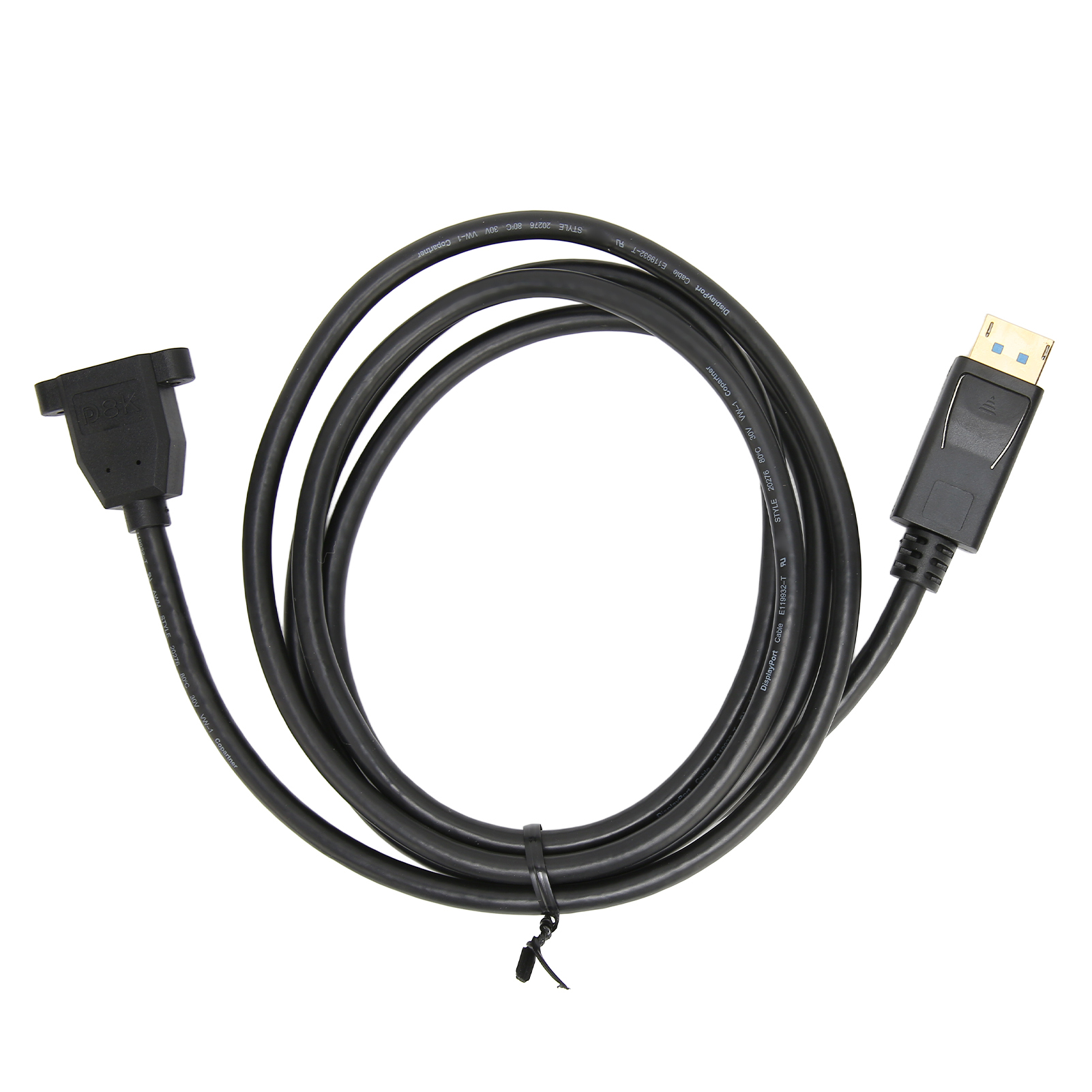 Dp-zu-dp-verlängerungskabel 8k 60hz 4k 120hz, Displayport-stecker Auf 1,4-buchse