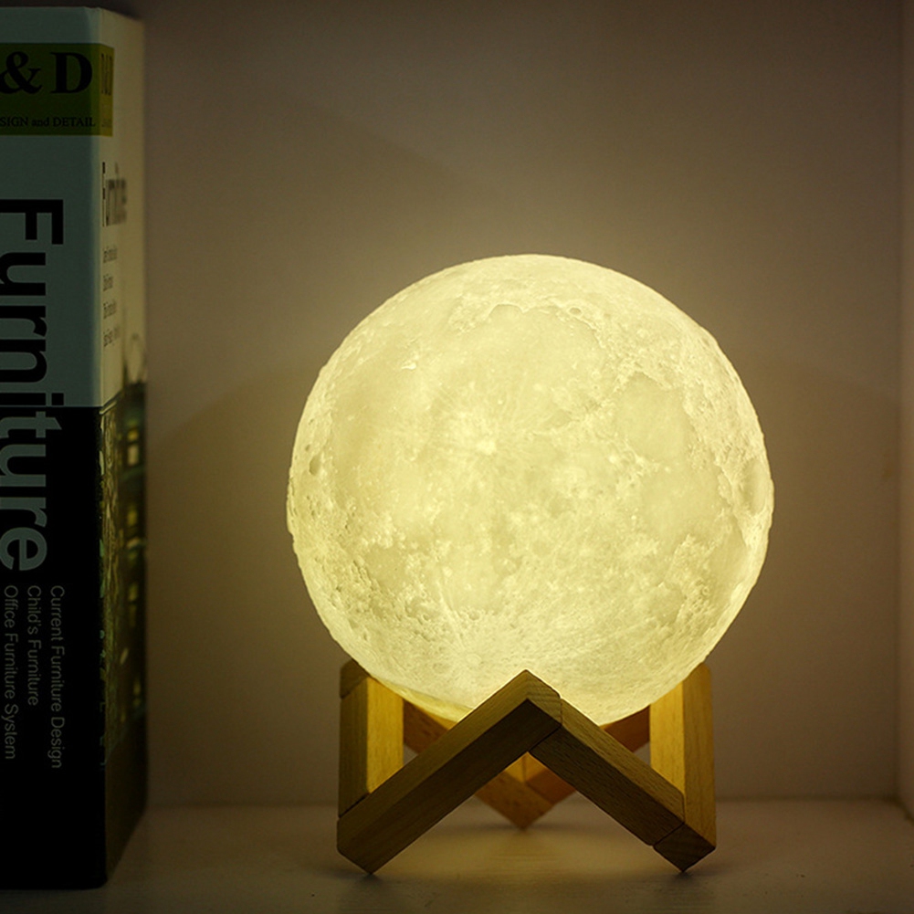 Kabellose Bluetooth-touchlampe Mit 7 Farben, Mondlichtlautsprecher Und Koranleser