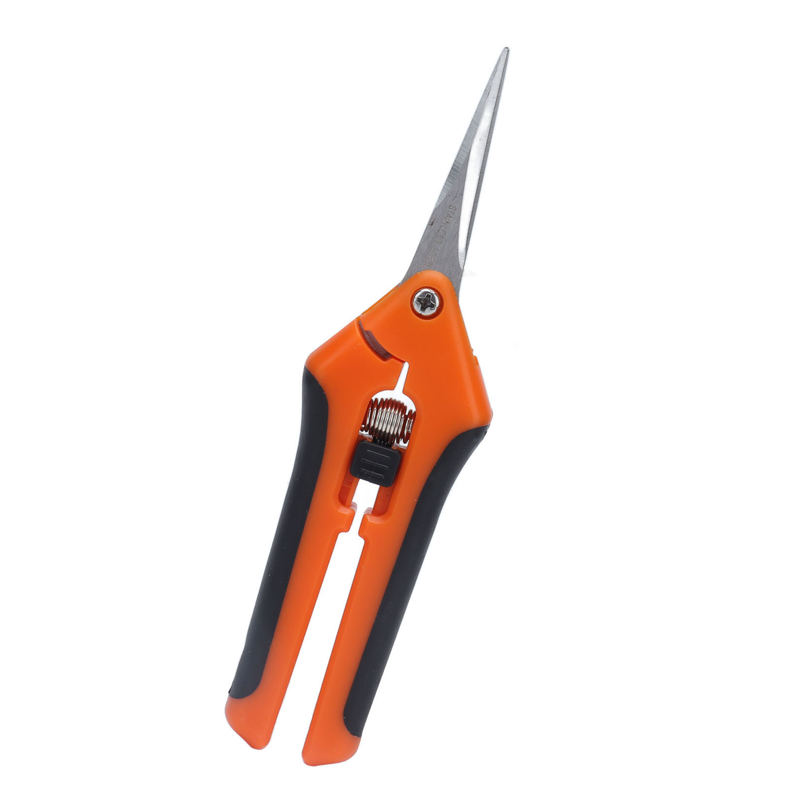 16,5 Cm Lange, Federbelastete Gartenschere, Ermüdungsarmer, Komfortabler Und Sicherer Griff, Orange