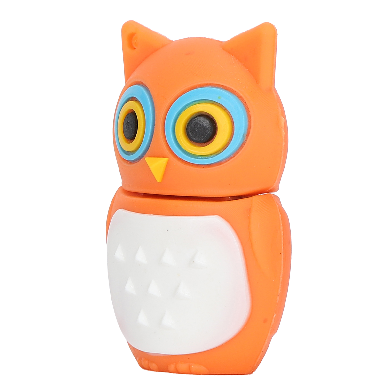 64 Gb Usb-stick In Form Einer Orangefarbenen Eule (comic) – Schnelle Speicherkapazität