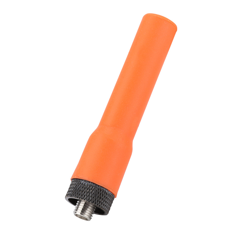Kurze, Flexible Orange Antenne Mit Bnc-, Sf-20- Und Sma-buchse Für Funkgeräte