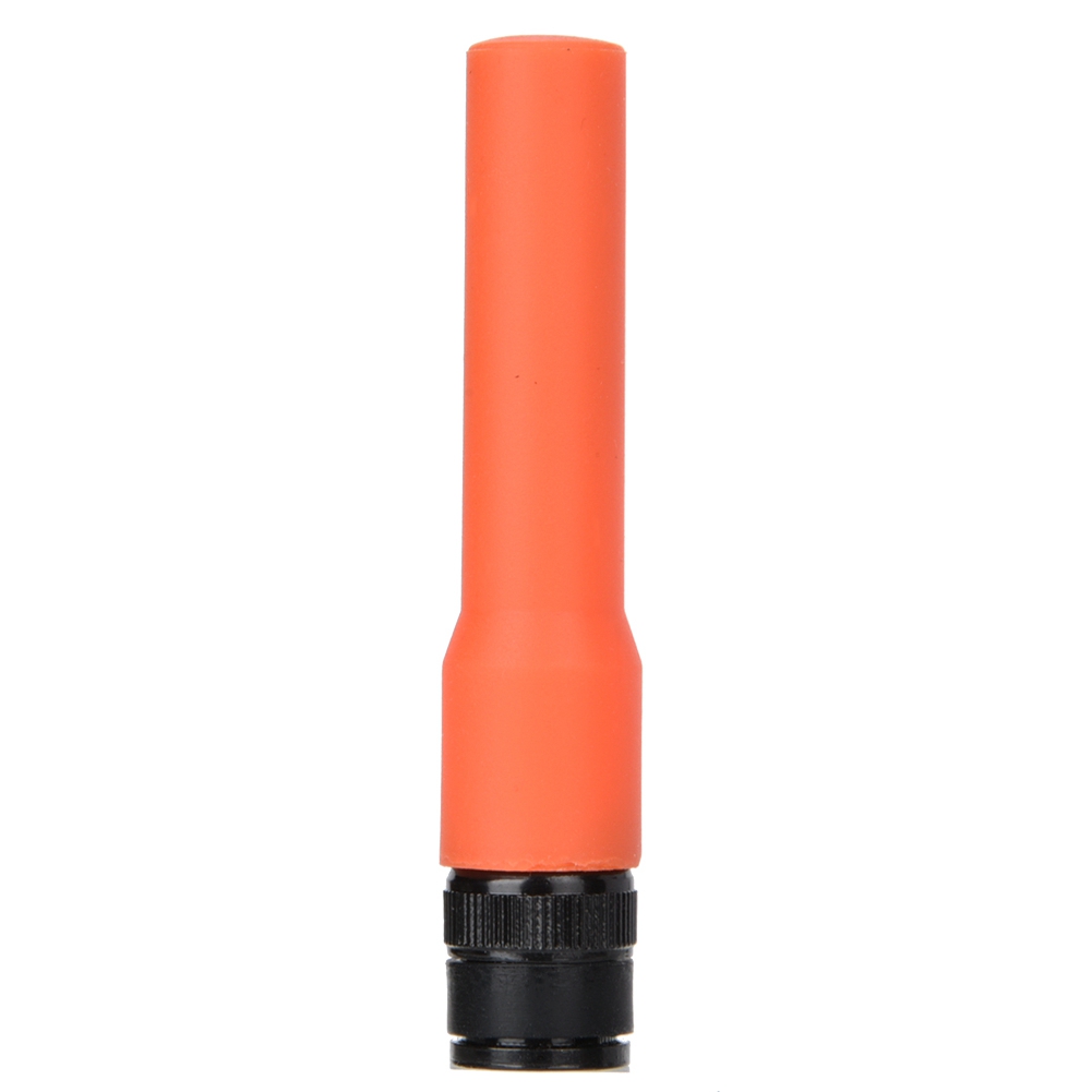 Kurze, Flexible Dualband-silikonantenne Sf-20 Bnc-stecker 144/430 Mhz Für Mobile Amateurfunkgeräte (orange)