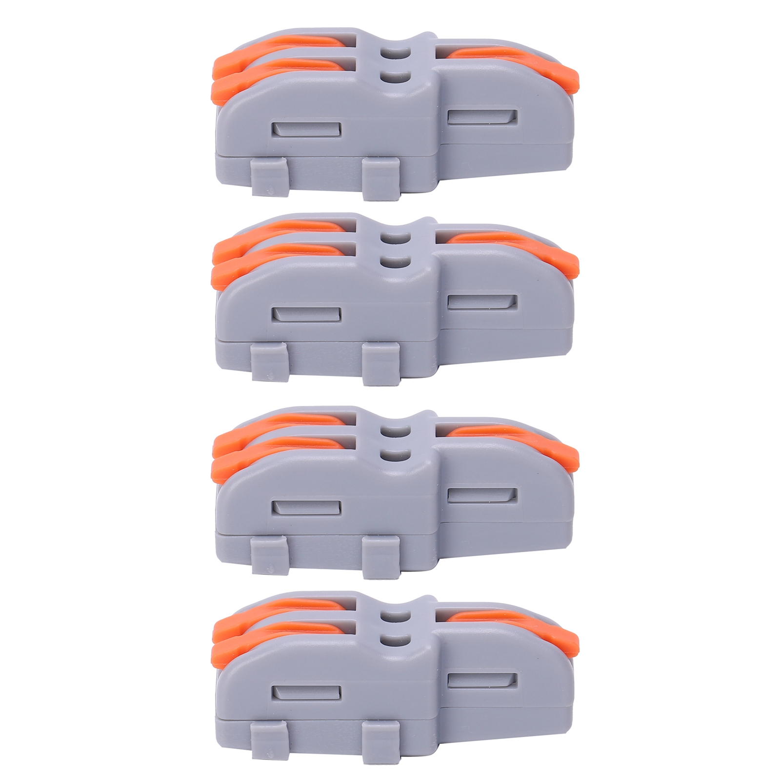 20 Schnellanschlussklemmen, 1 Eingang, 2 Ausgänge, T-förmige Druckknopf-verdrahtungsverbinder, Splf12a (orange) Verdrahtungsverteiler