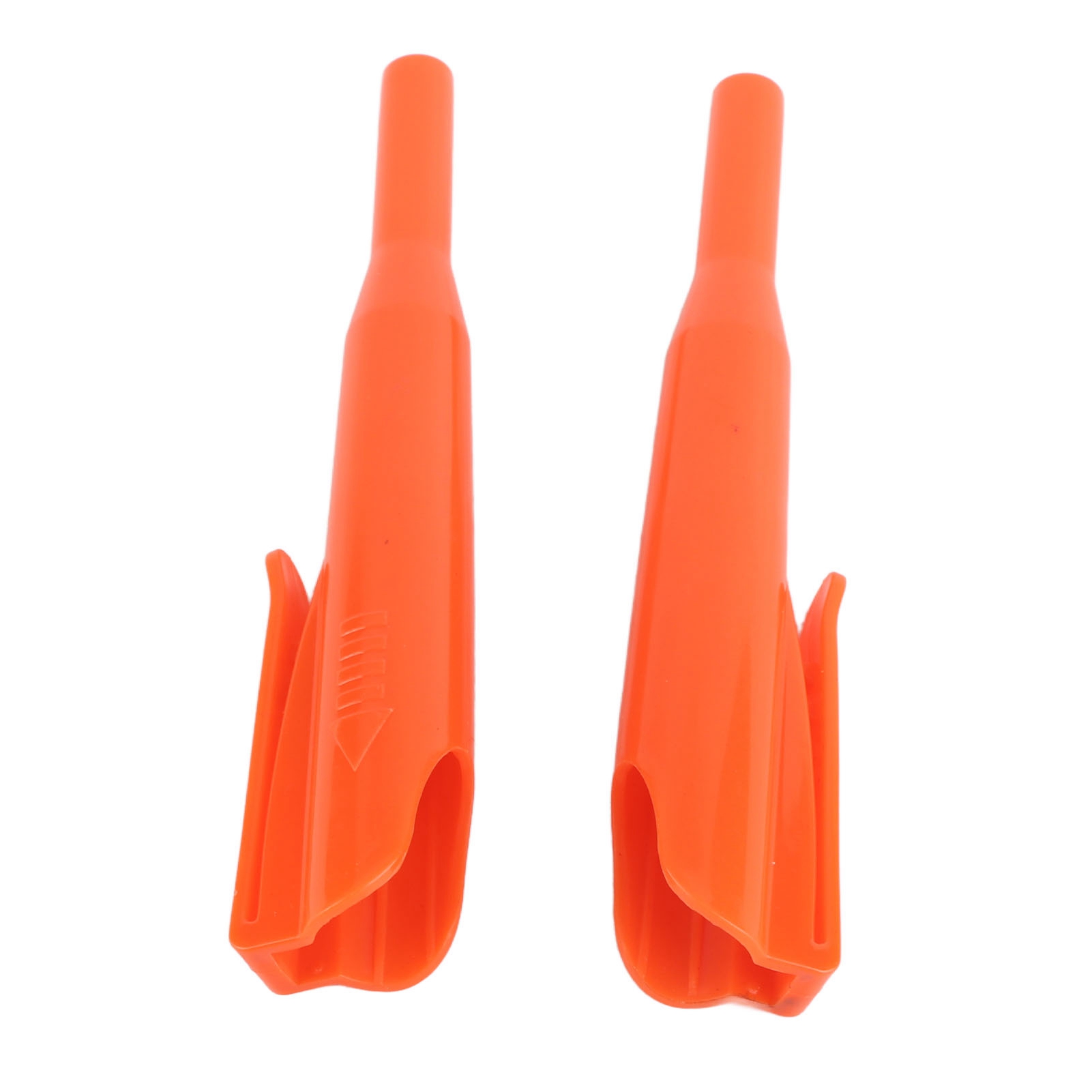 Set Mit 2 Langen, Tiefsitzenden Stiftschonern Für Zimmerleute Mit Clip, Orange