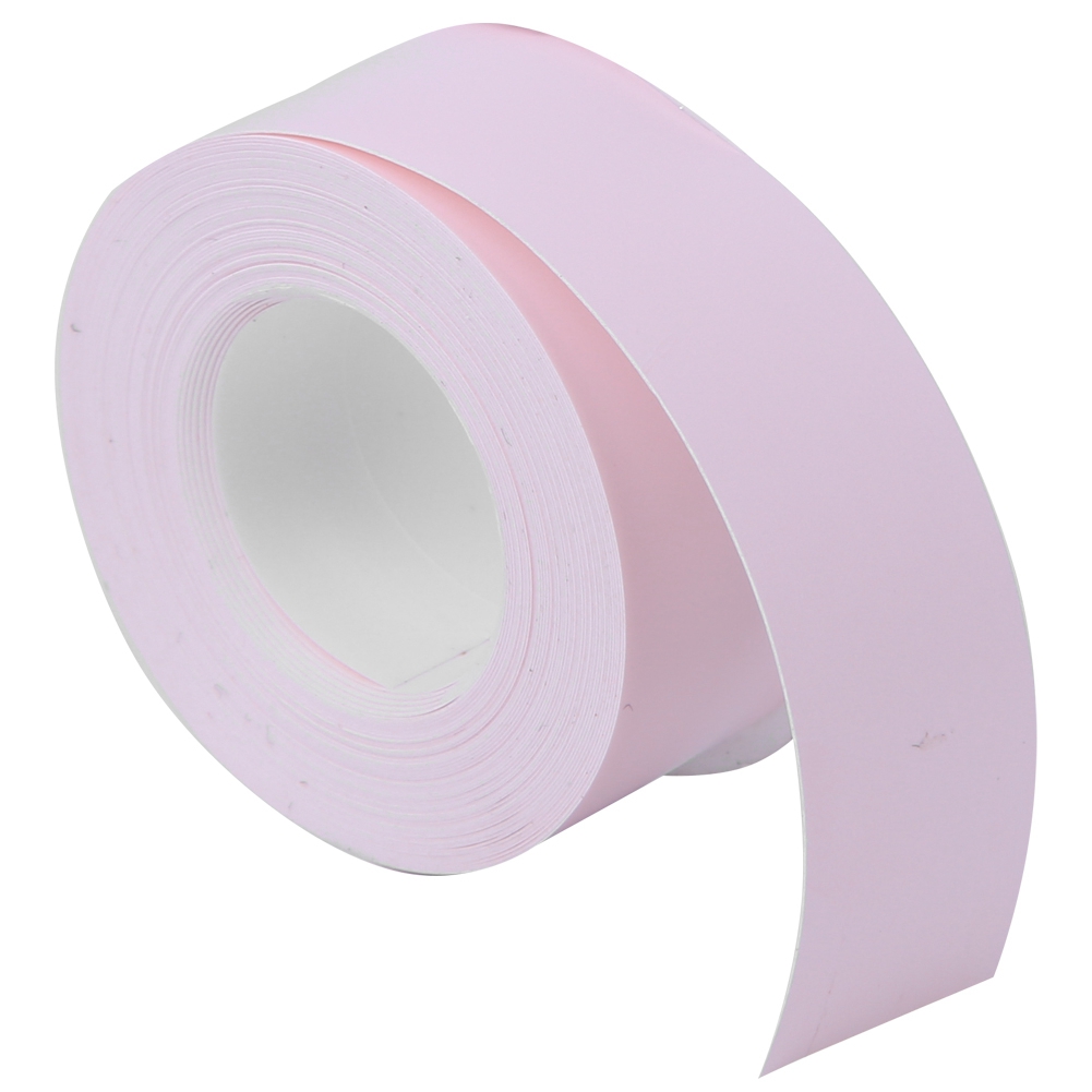 Thermotransfer-etikettenband, Kompatibel Mit Etikettendruckern, Rosa Basis, Schwarze Schrift