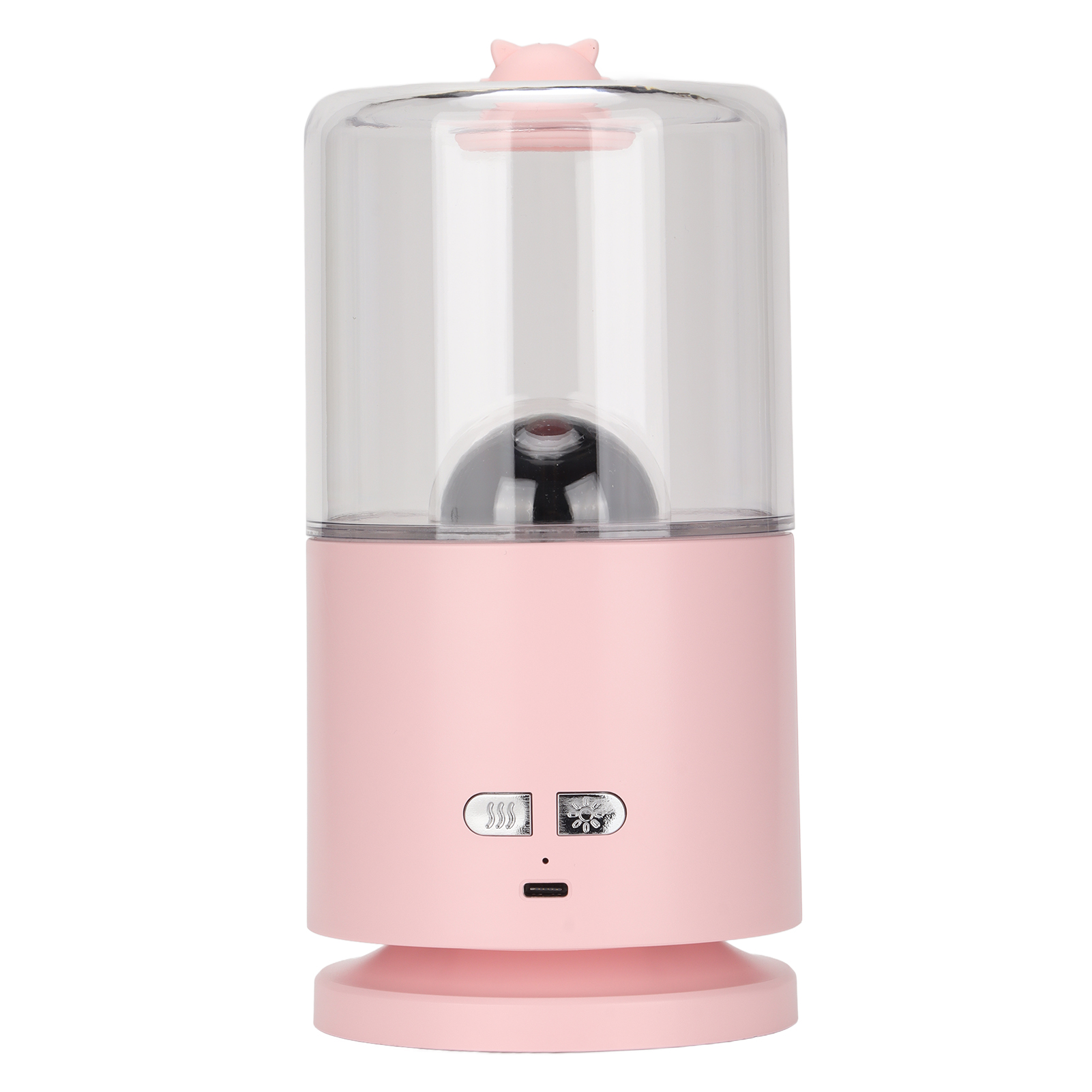Rotierender Luftbefeuchter Mit Projektionsfunktion, Usb-aufladbar, Kaltnebel, Rosa, Ideal Für Schlafzimmer Oder Babyzimmer