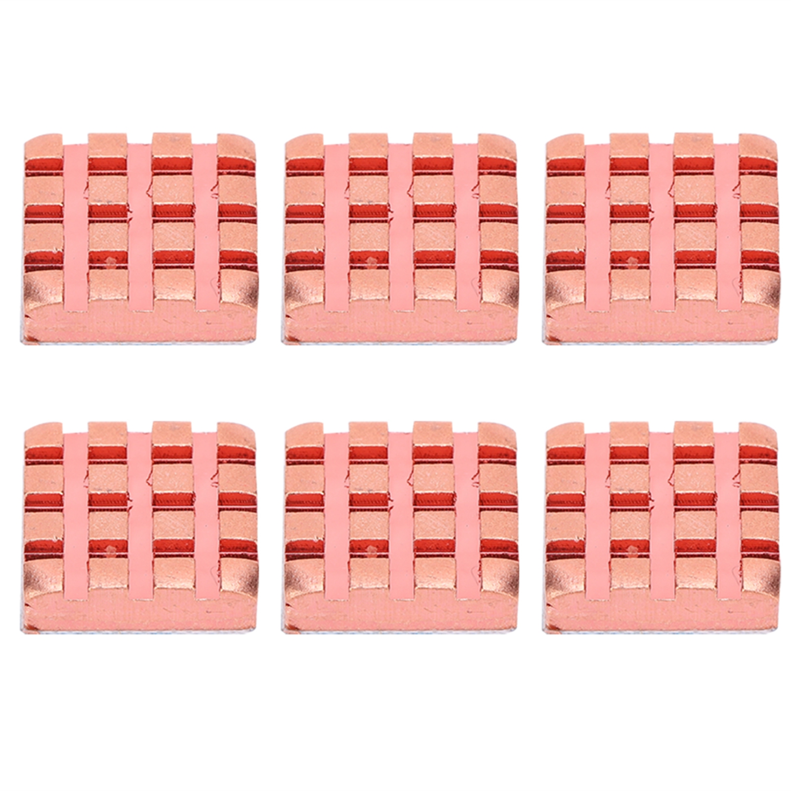 10 Mini-kühlkörper Aus Messing, Befestigt Mit Wärmeleitendem Klebstoff P14 X 4 X 14