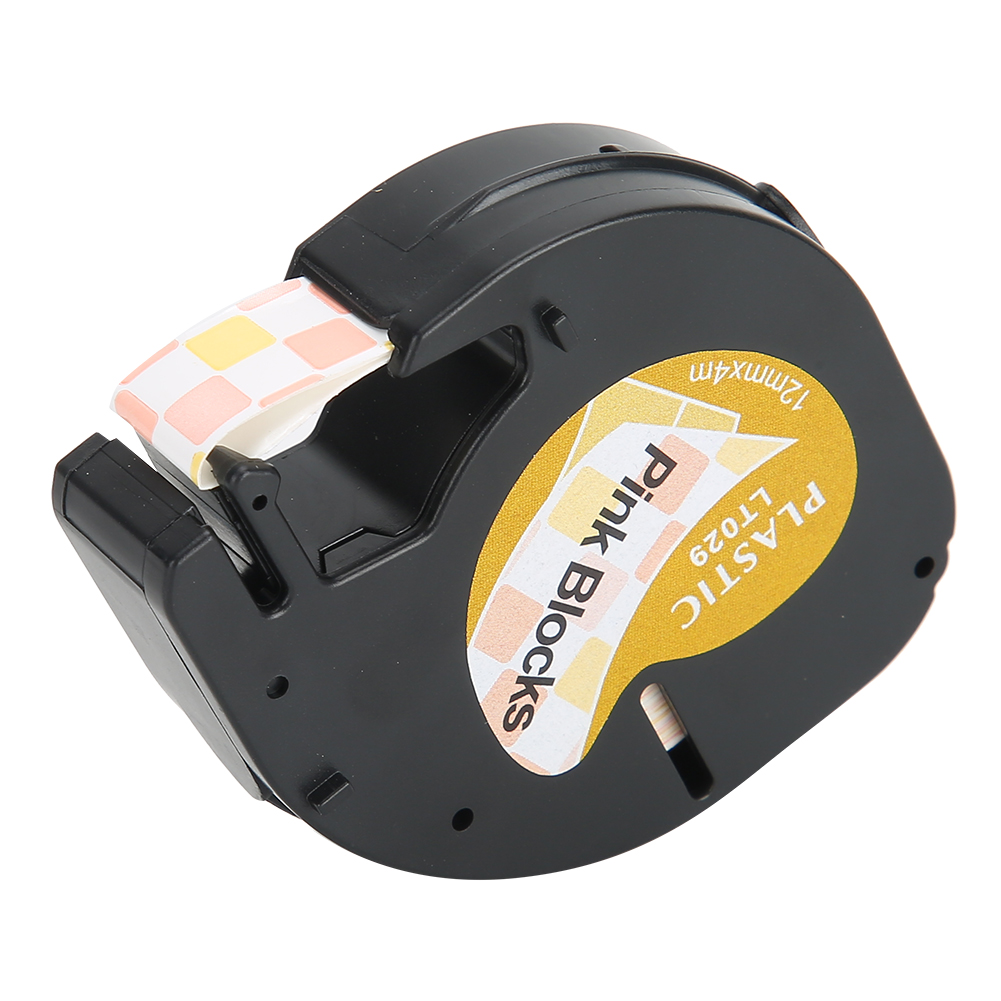 Dymo Easy Tear Etikettenband, 12 Mm, Rosa Blöcke, Zubehör Lt029