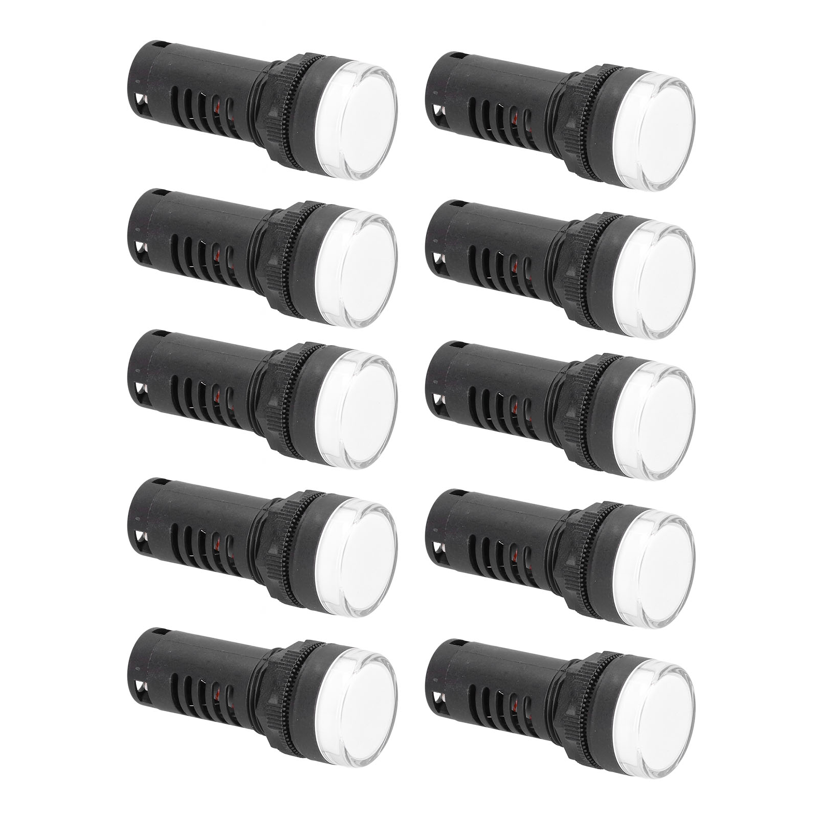 Packung Mit 10 Roten Und Grünen Led-energiesparanzeigen Für 220v (ac/dc)-motoren