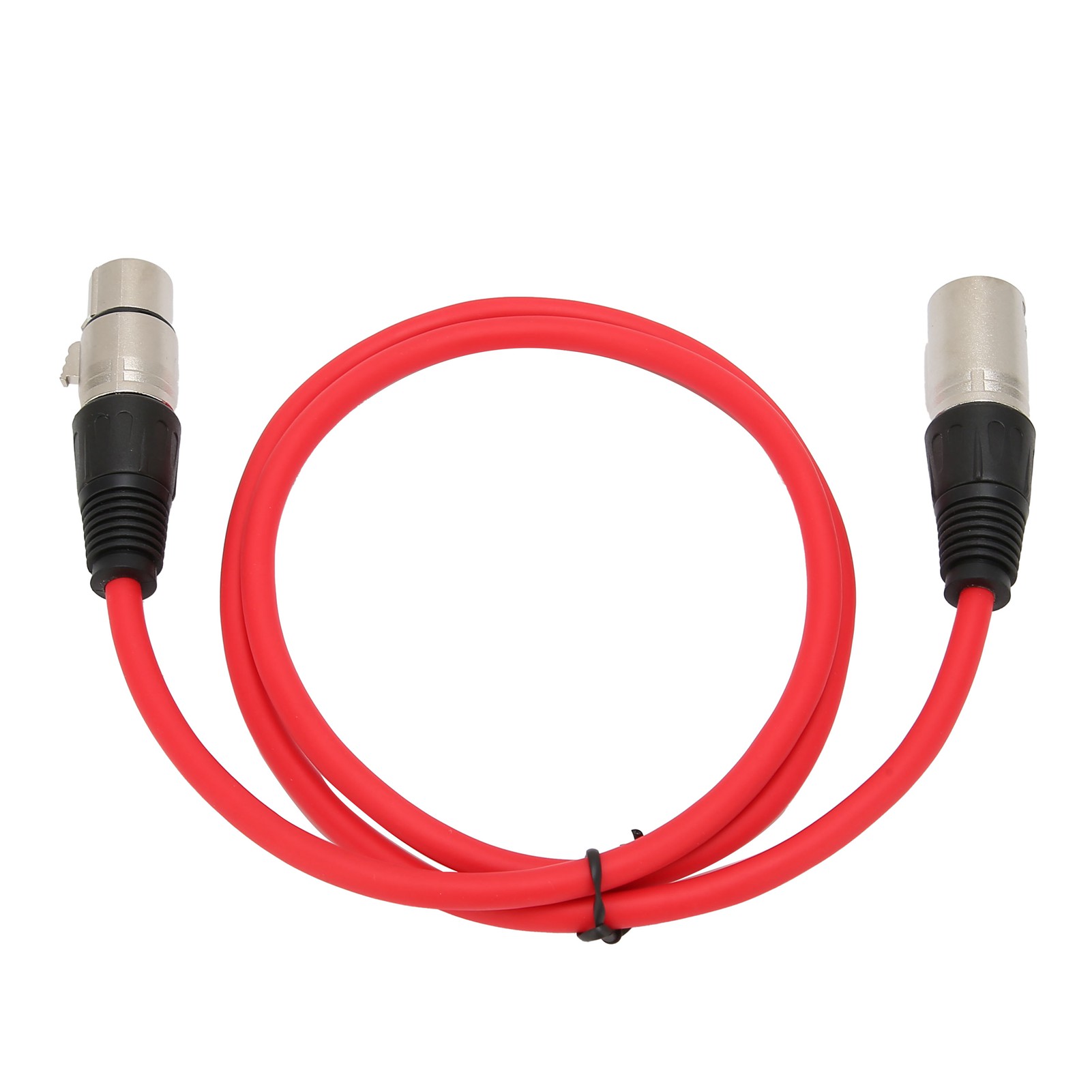 3-poliges Mikrofonkabel (stecker Auf Buchse), Robuster Audioadapter Für Mikrofone (rot)