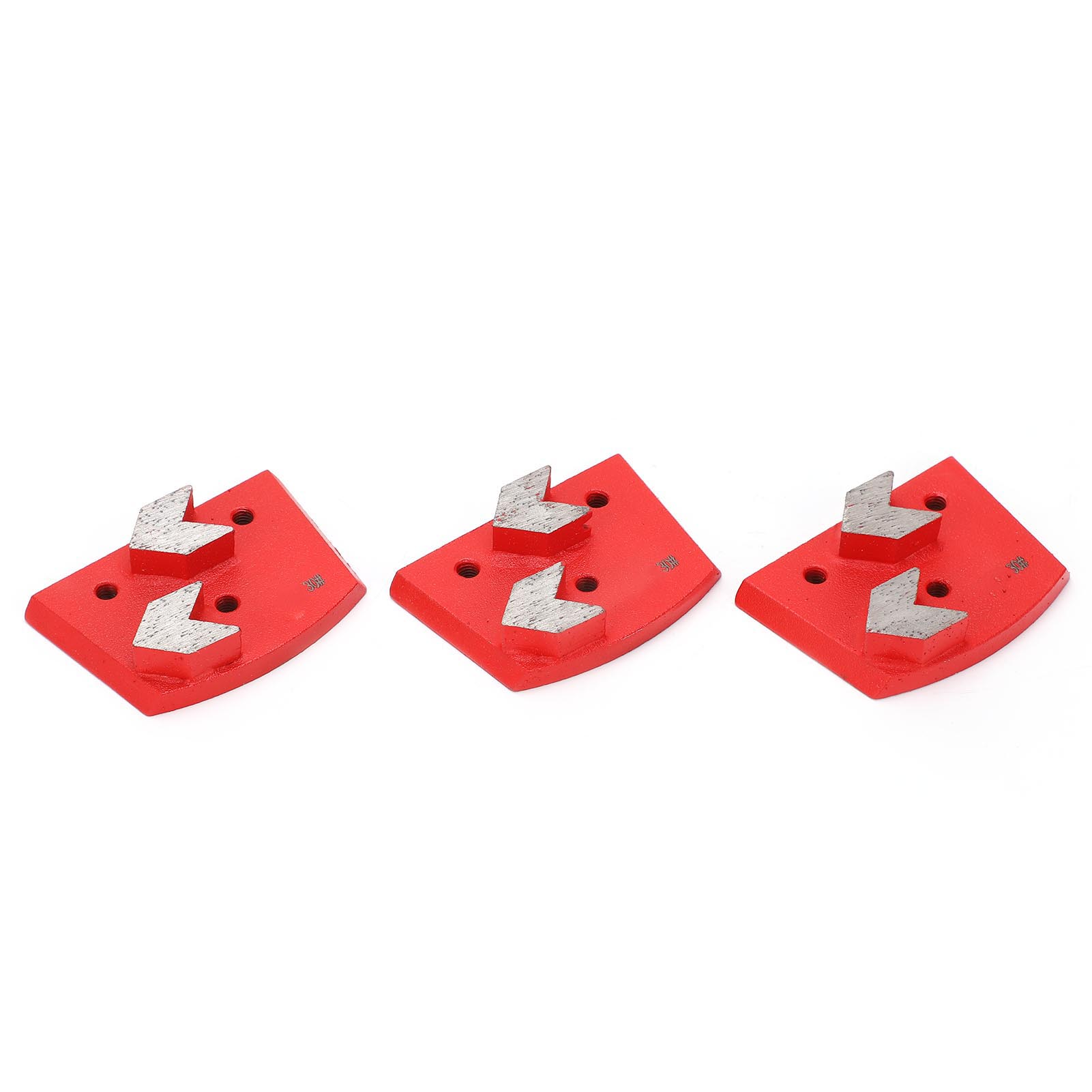 Set Mit 3 Diamantschleifblöcken Mit Pfeilzähnen, Leises Schleifwerkzeug Für Winkelschleifer