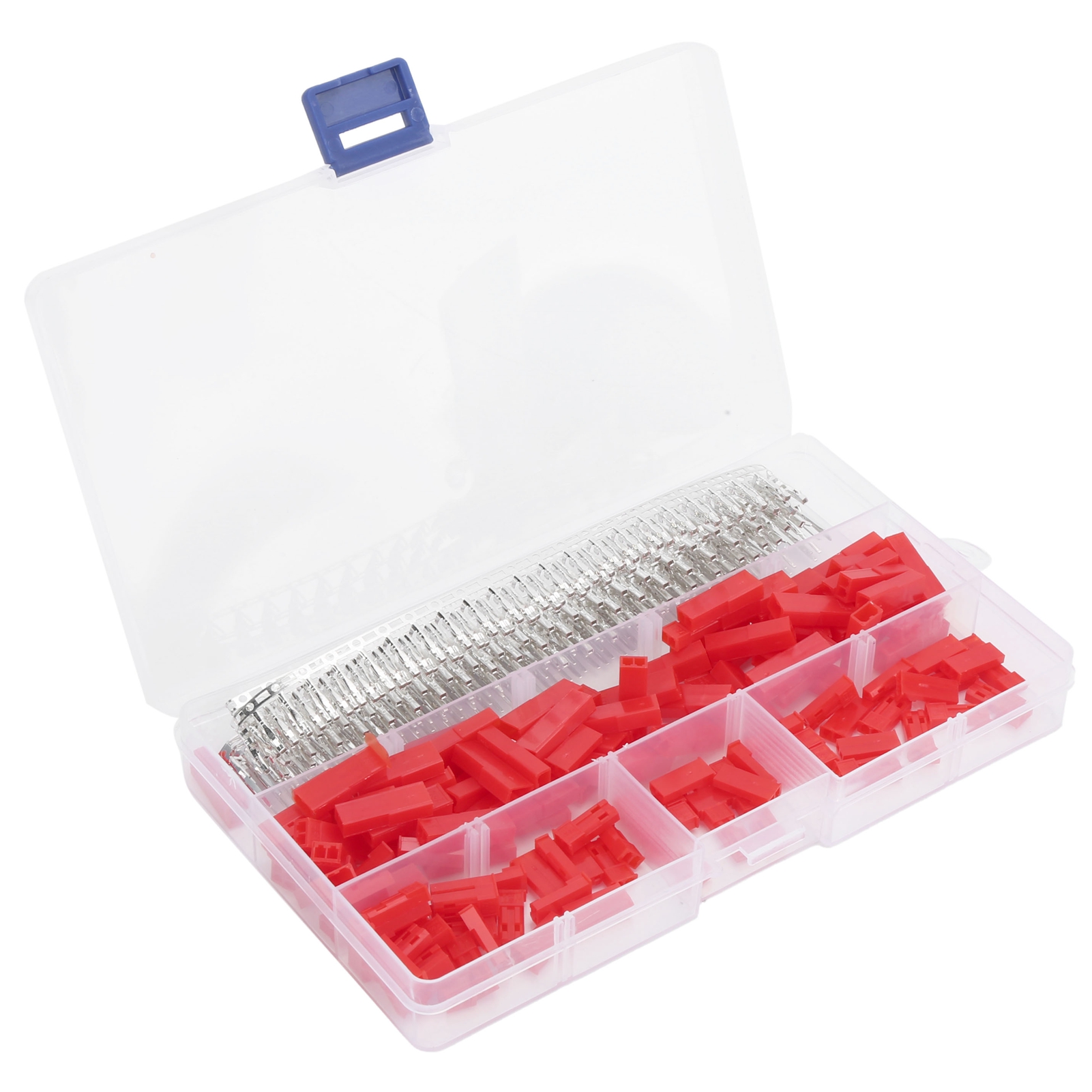 Syp-drahtverbinder-set, Kj030033 Isolierte Stecker Und Buchsen Mit Blanken Anschlüssen Und Rotem Kunststoffgehäuse