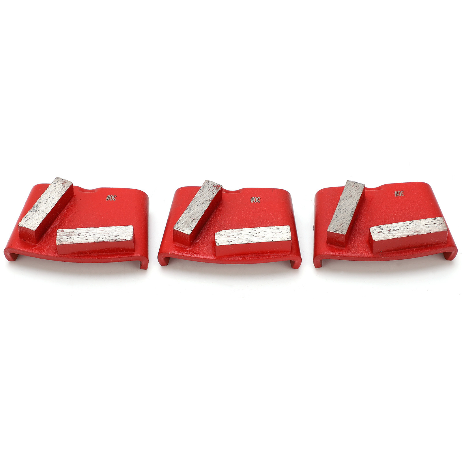 Set Mit 3 Diamantschleifblöcken Mit Langen Zähnen Für Zement Und Beton