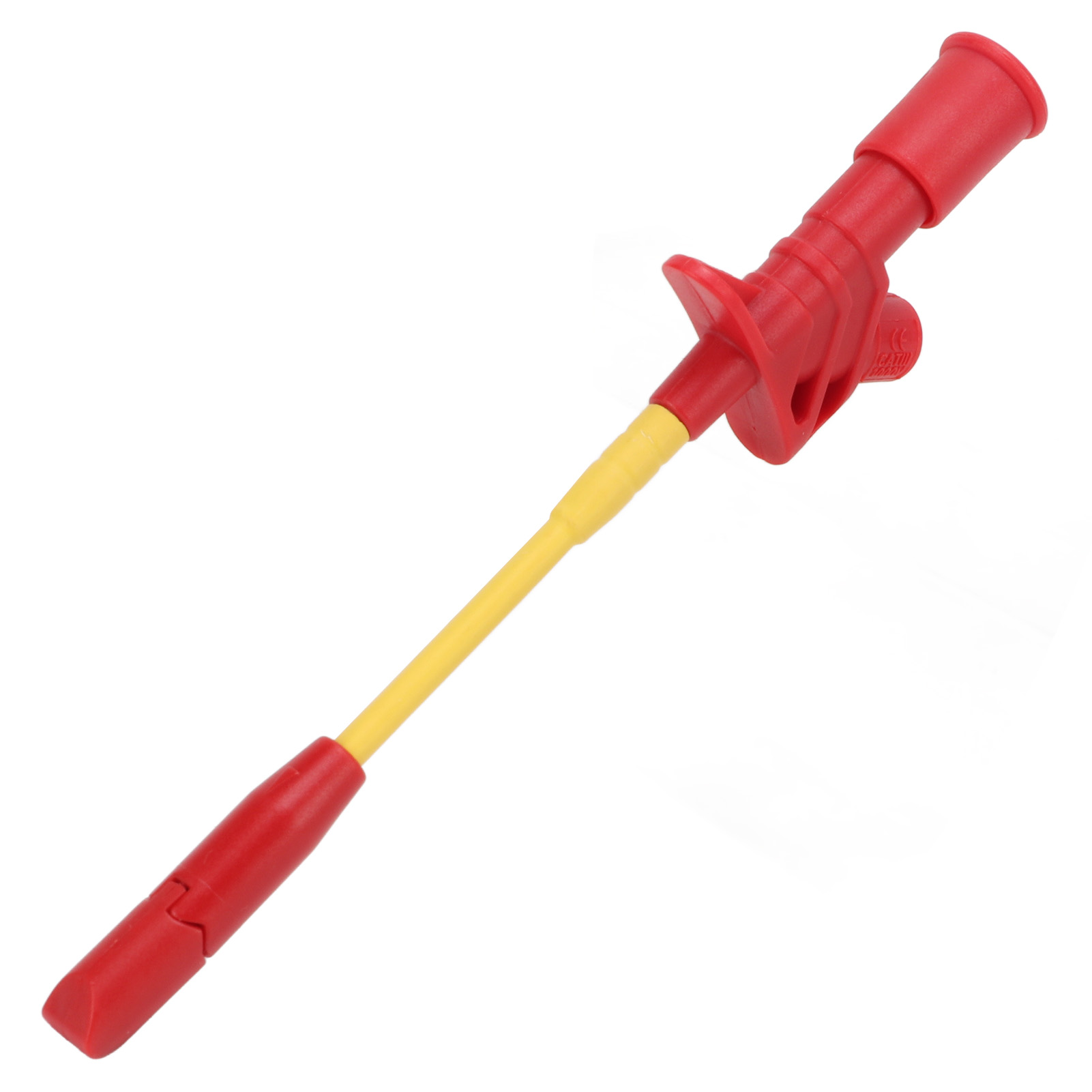Multimeter-prüfklemme, Mini-edelstahlklemme, Für Kfz-reparaturen, 4-mm-steckschlüssel, J.30019, Rot
