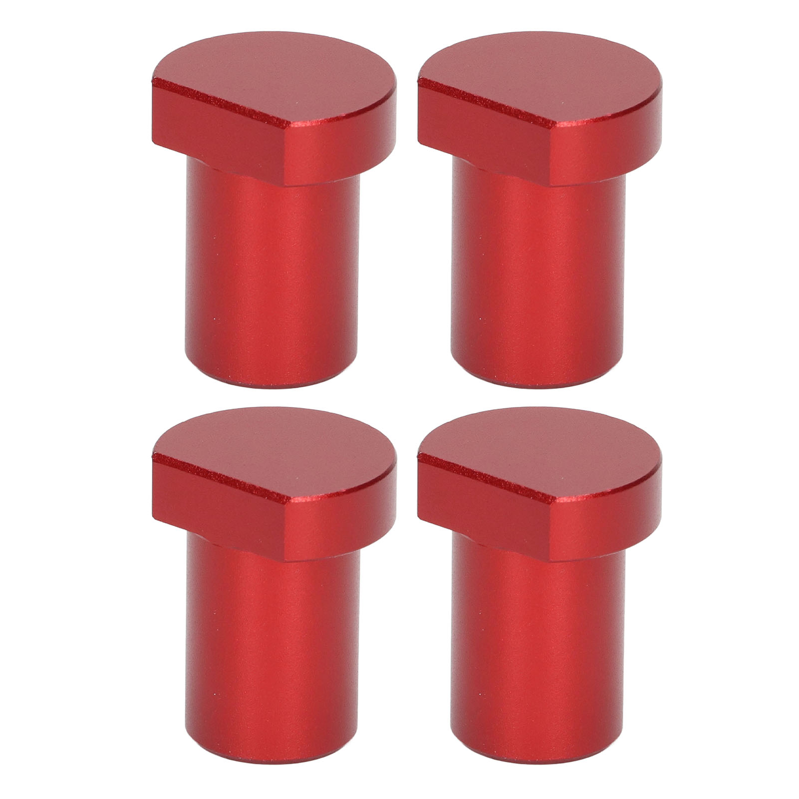 Set Mit 4 Multifunktionalen Werkbank-endanschlägen, 20 Mm Durchmesser, Rot.