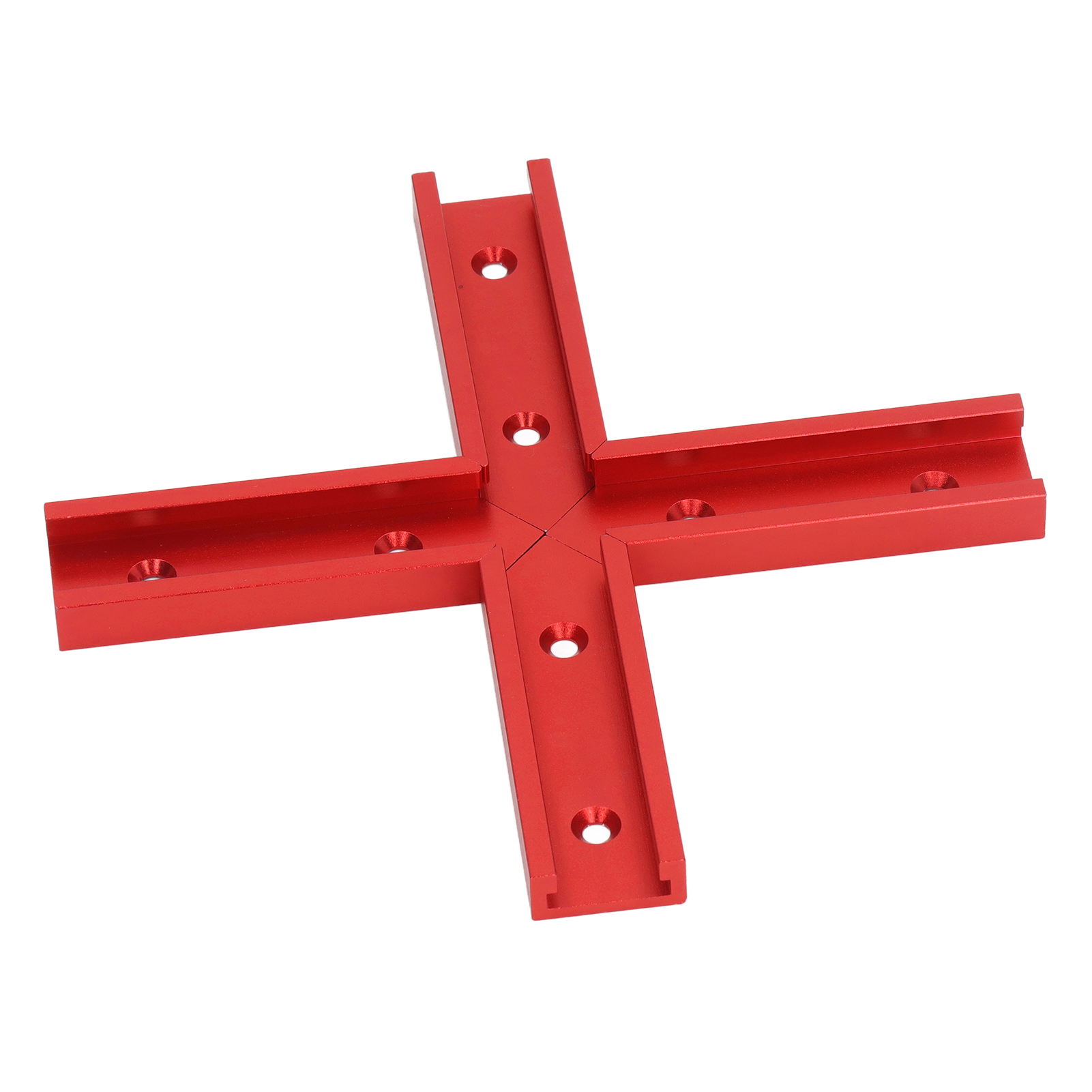Satz Mit 4 T-verbindern Aus Aluminiumlegierung, 100 Mm Lang, 30 Mm Breit, Universell Für Die Holzbearbeitung, Rot.