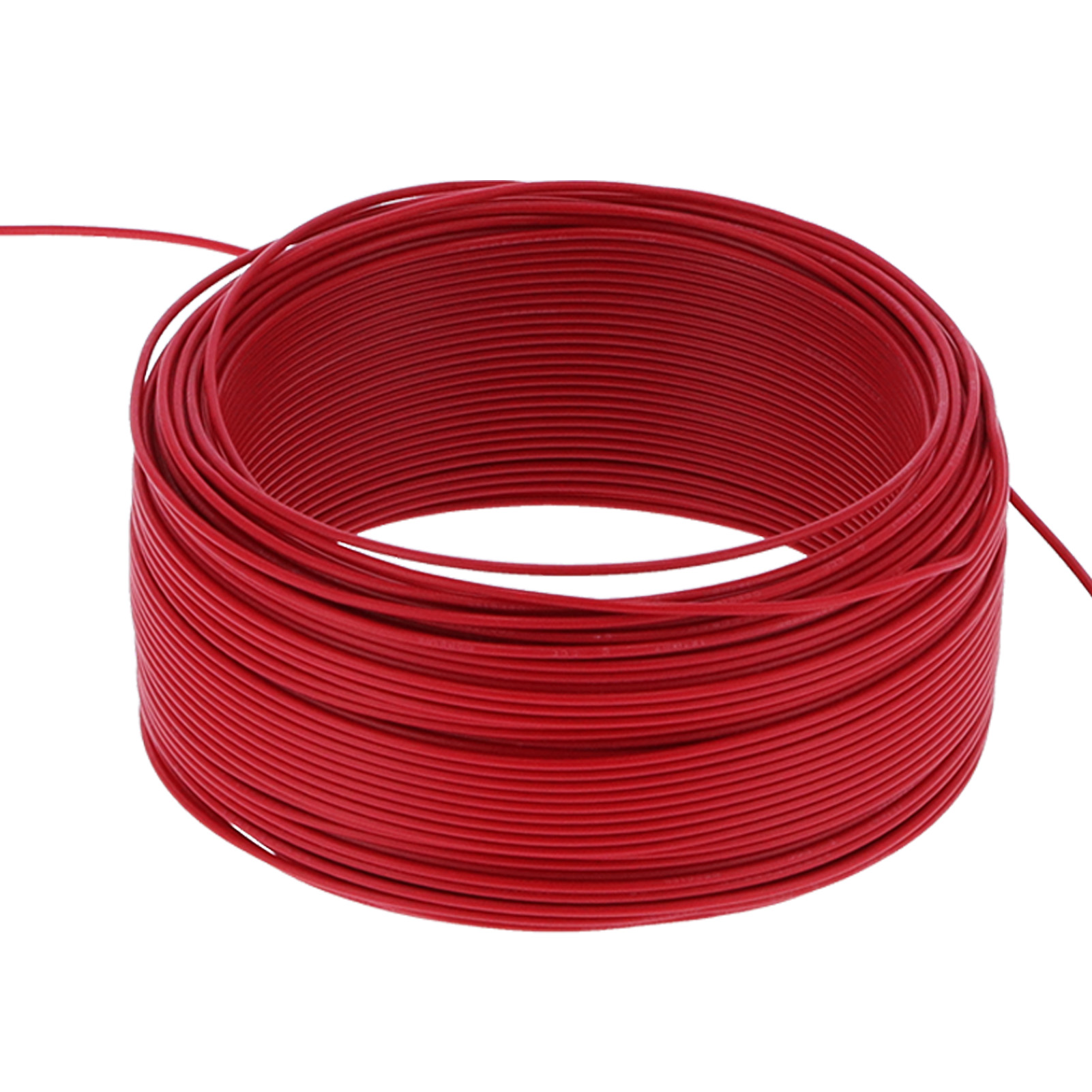 Rotkupfer-flexkabel, 7-adrig Isoliert, Bv-1x1, 100 M / 328,1 Ft, 300 V Ac, Rot