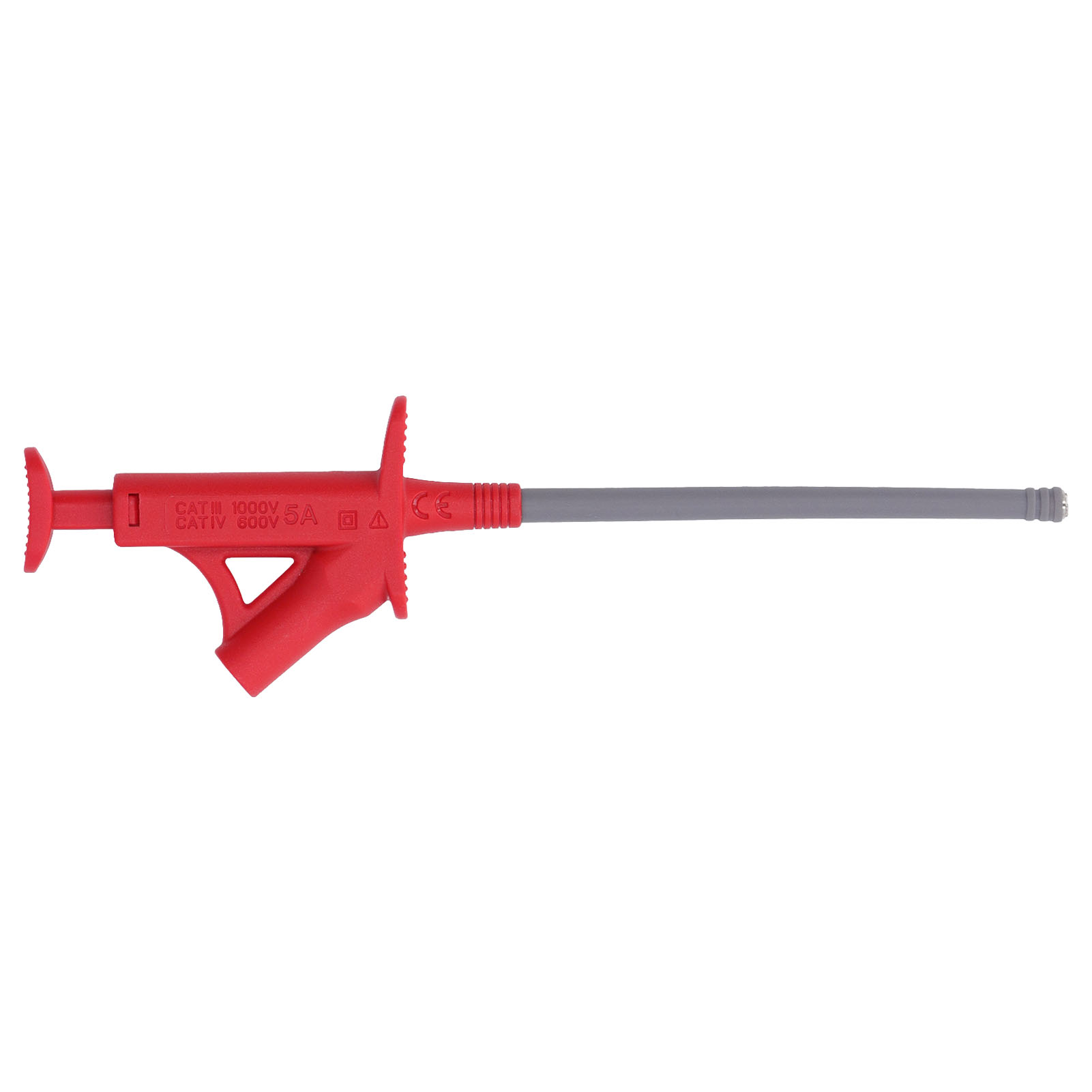 Krokodilklemmen-messleitungen, Multimeter, Automatische Strommessung, Flexibel, J.30042, 4 Mm Bananenstecker (rot)