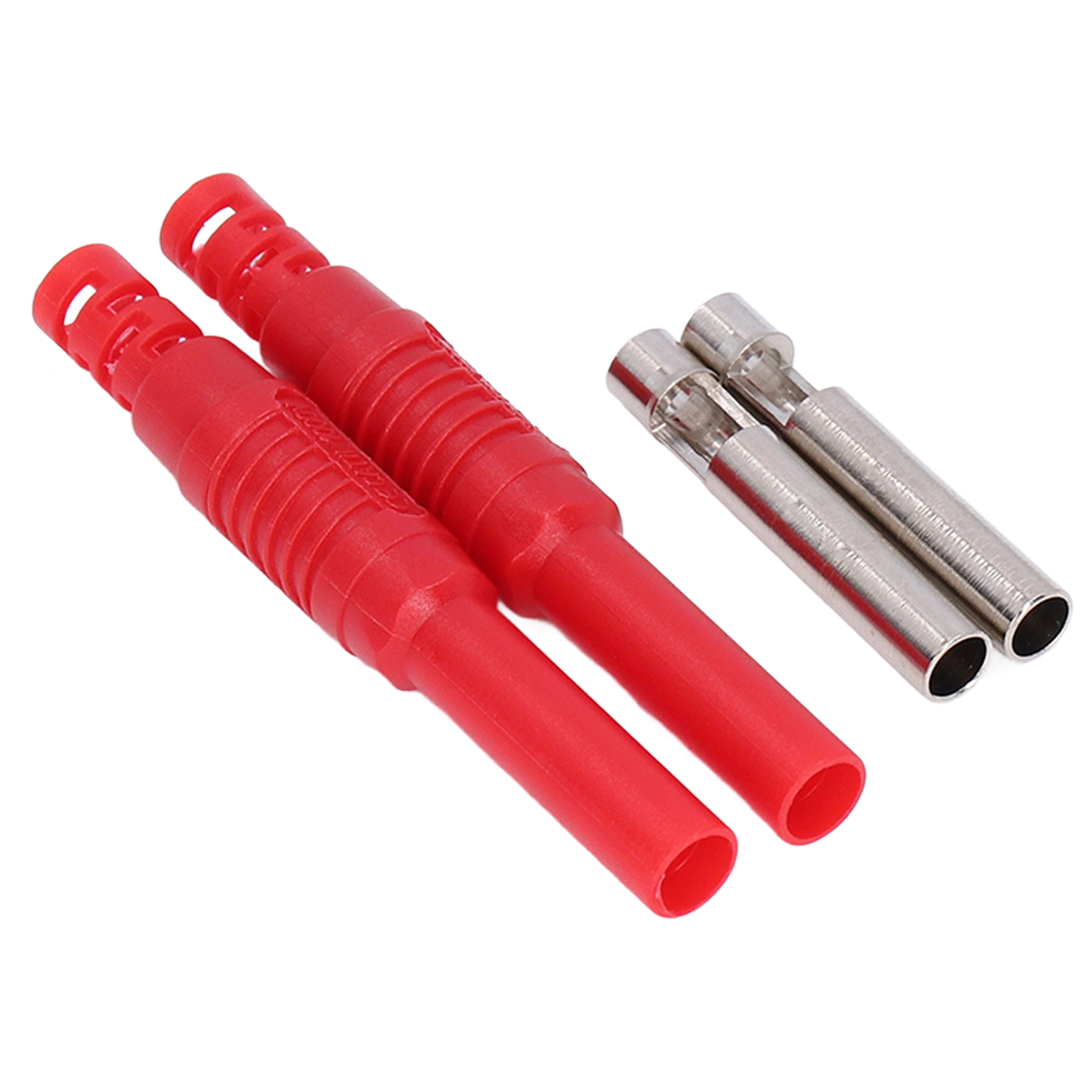 1 Mm² Verlängerungskabel (weiblich-weiblich) Mit Messingkontaktstecker J.70030 Rot
