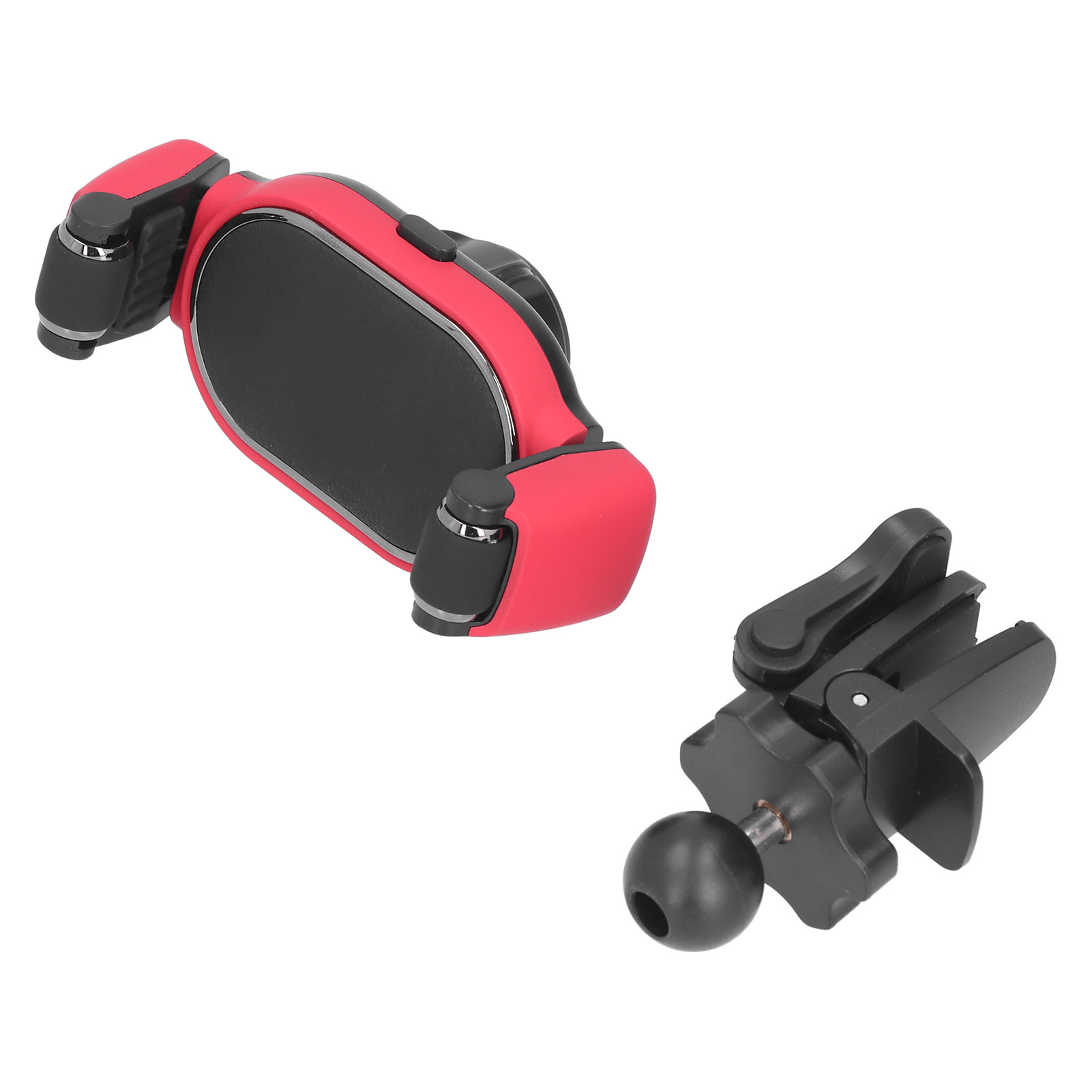 Mini-autotelefonhalterung Mit Rollen Und 360°-drehung, Kompatibel Mit Bildschirmen Von 4 Bis 6,5 Zoll (rot).