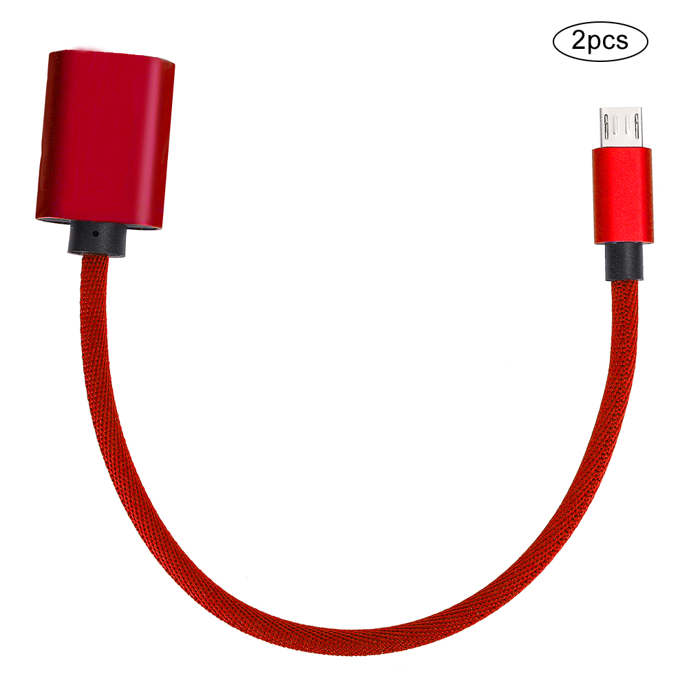 Otg-typ-c-datenkabel, Usb-adapter, Otg-konverter, Micro-usb-kabel, Aux-audiokabel, Adapter Für Android (rot)