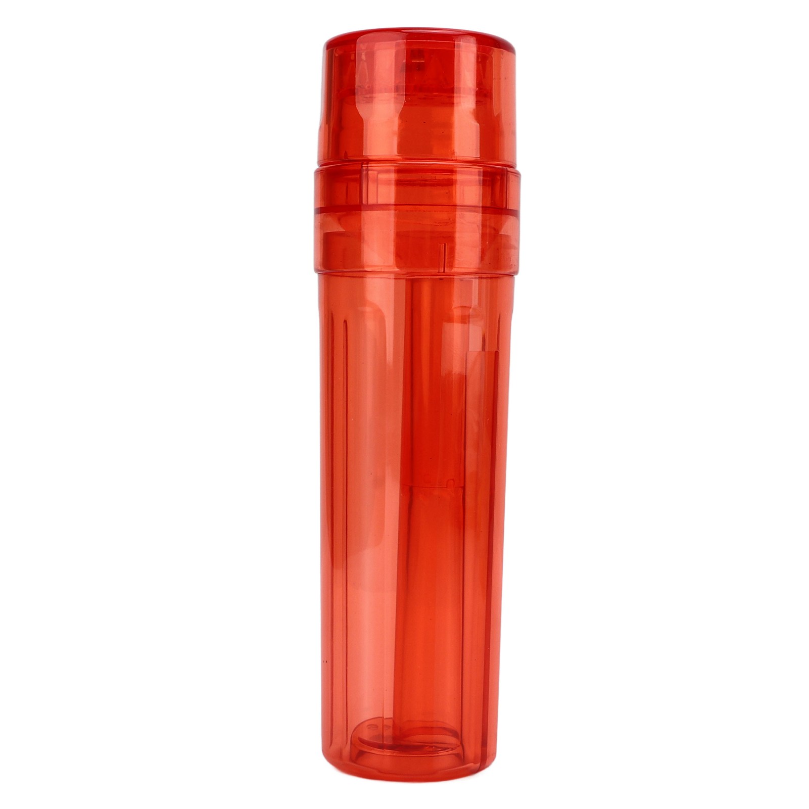 Transparenter, Tragbarer, Kleiner, Abwaschbarer Und Herausnehmbarer Kräutergrinder, Rot.