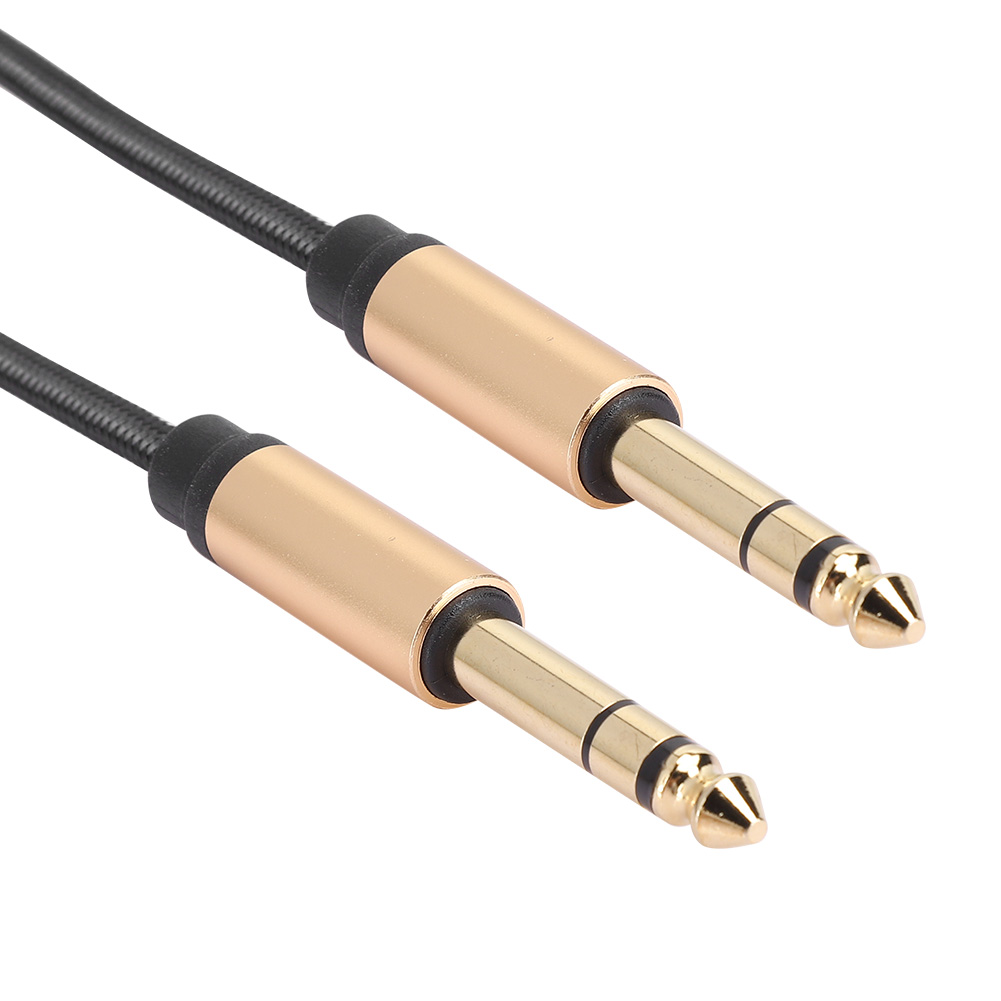 6,5 Mm / 0,3 Zoll Geflochtenes Audiokabel, Stecker-stecker, Hohe Qualität, Aus Robuster Aluminiumlegierung
