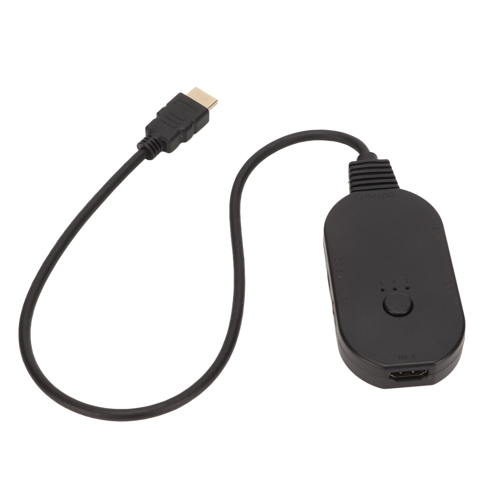 4k 60hz Hd Multimedia Interface Switch Mit 3 Eingängen Und 1 Ausgang, 18 Gbit/s Und Fernbedienung