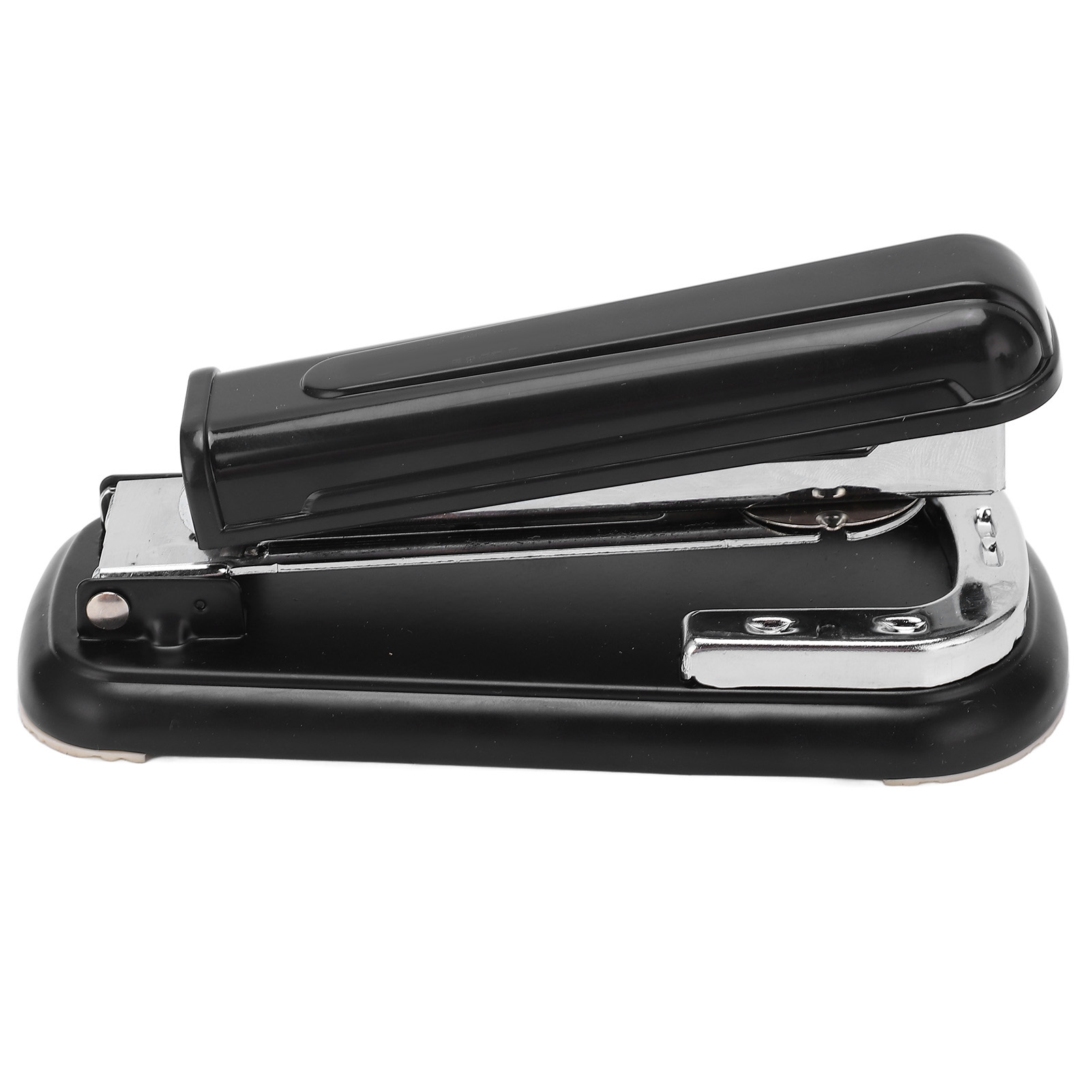 Schwarzer, Tragbarer 360°-tischhefter Mit Rutschfester Matte Und Ergonomischem Design Für Optimalen Komfort. Kapazität: 20 Blatt. Kapazität: 100 Klammern.