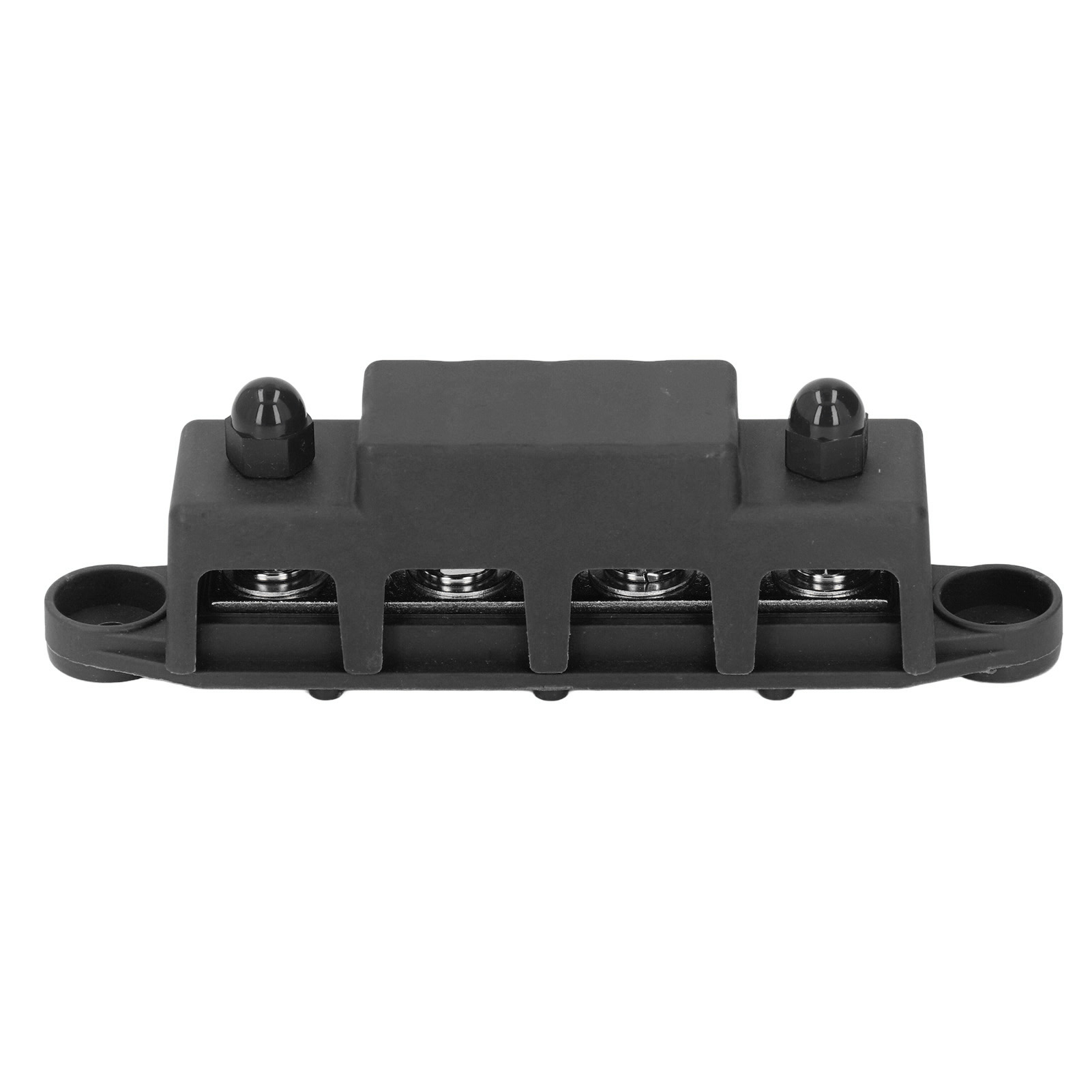 Hochleistungs-4-poliger M8-stromverteilerblock Für Wohnmobile Und Yachten, 48 V Dc, 250 A, Schwarz
