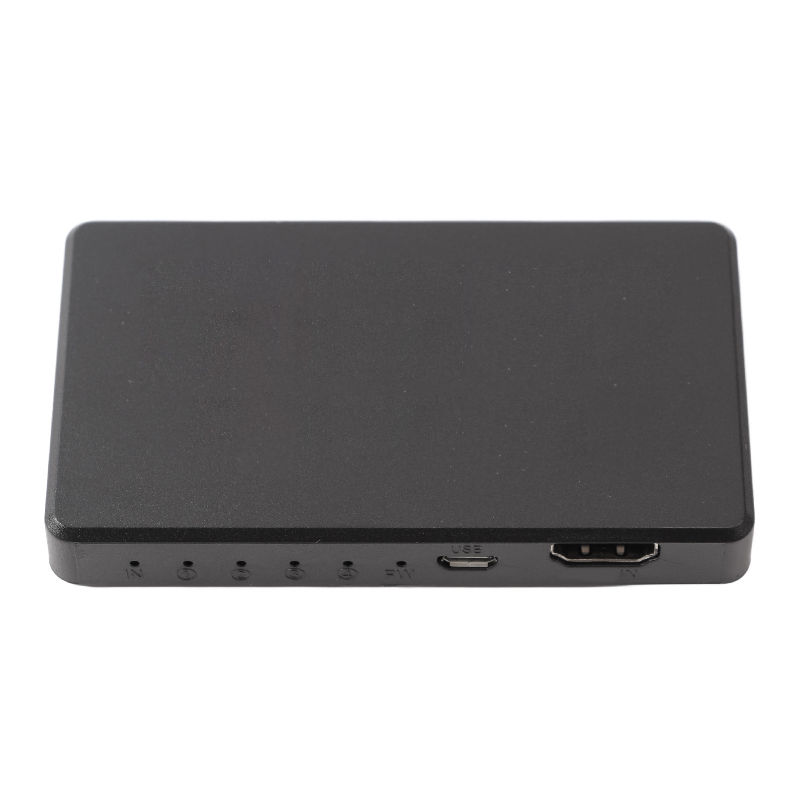4k Hd 1x4 Multimedia-interface-splitter (1 Eingang, 4 Ausgänge) Für Pcs Und Projektoren (schwarz)