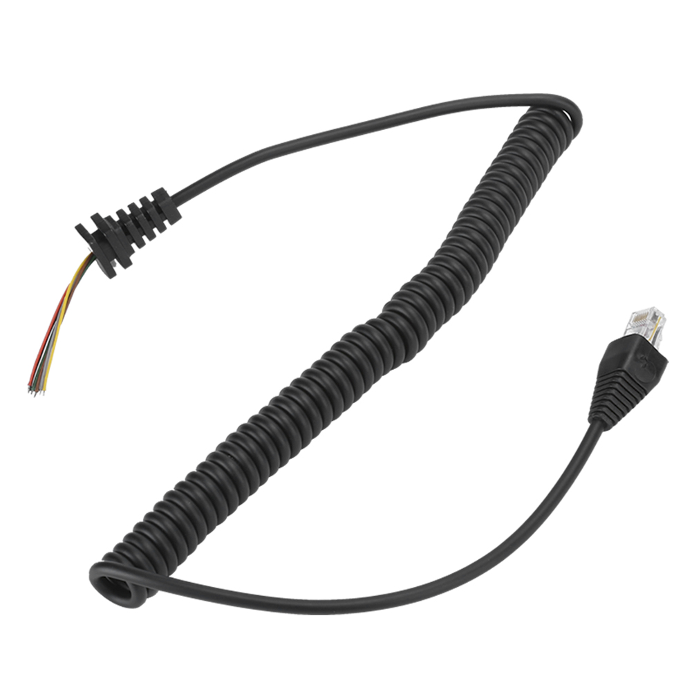 67a8j Federbelastetes Telefonkabel Für Yaesu Ft-450, Ft-817, Ft-817nd Und Ft-900 Mikrofone