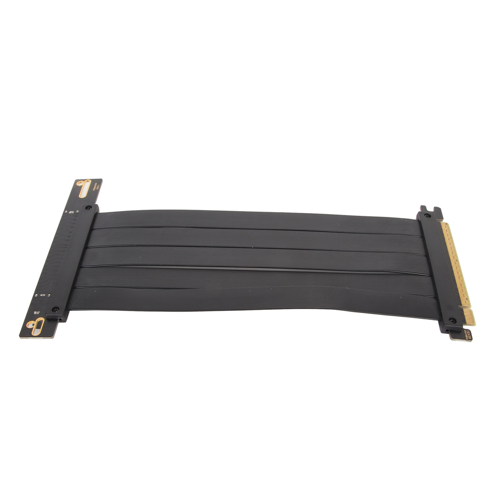 Hochgeschwindigkeits-pcie-4.0-x16-riserkabel Mit Flexiblem Anschluss Und 90°-verlängerungsbuchse Für Die Grafikkarte Rtx 4090, Schwarz, 20 Cm / 7,9 Zoll