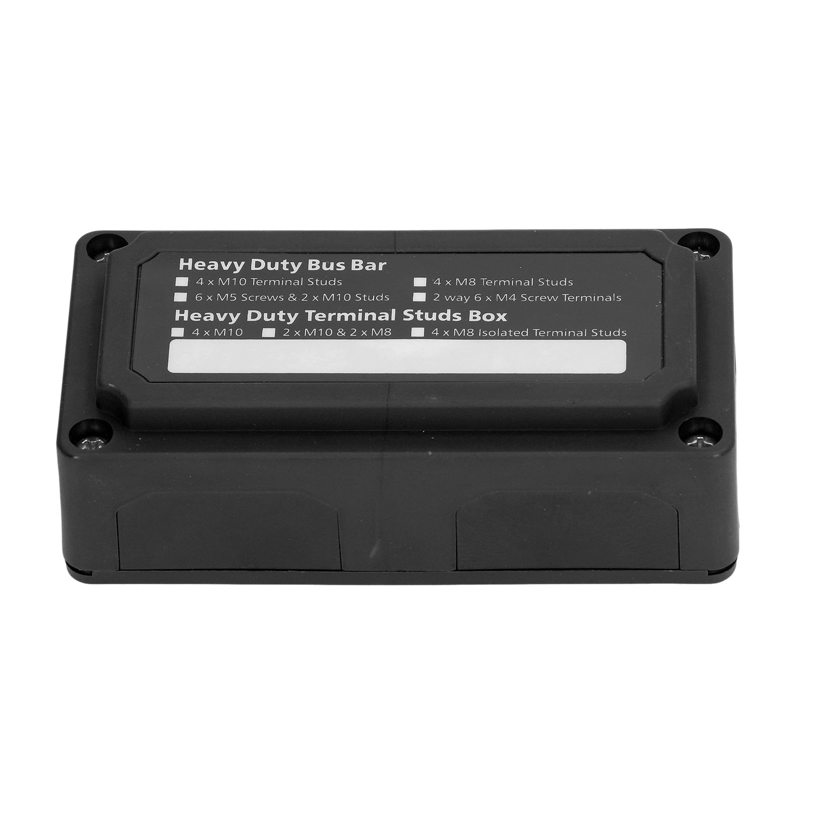 Elektrischer Verteilerkasten Mit M10-schraubklemmen, Abzweigblock, 48 V 300 A, Schwarz