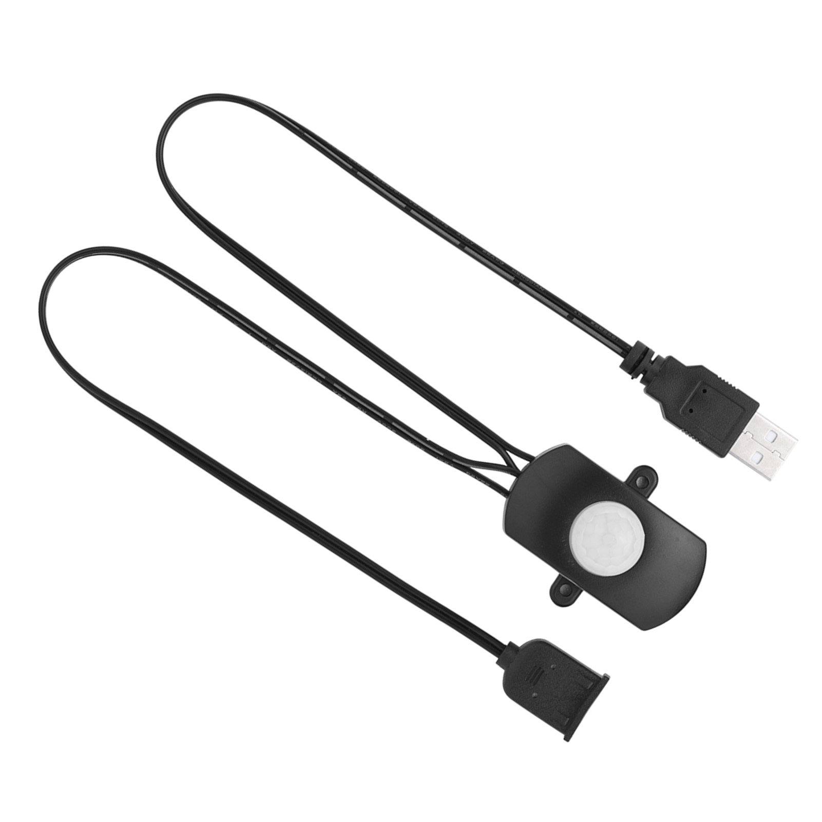Pir-infrarot-bewegungsmelder, 2 A Dc 5–24 V, Automatischer Schalter, Led-streifen, Usb-anschluss, Schwarz