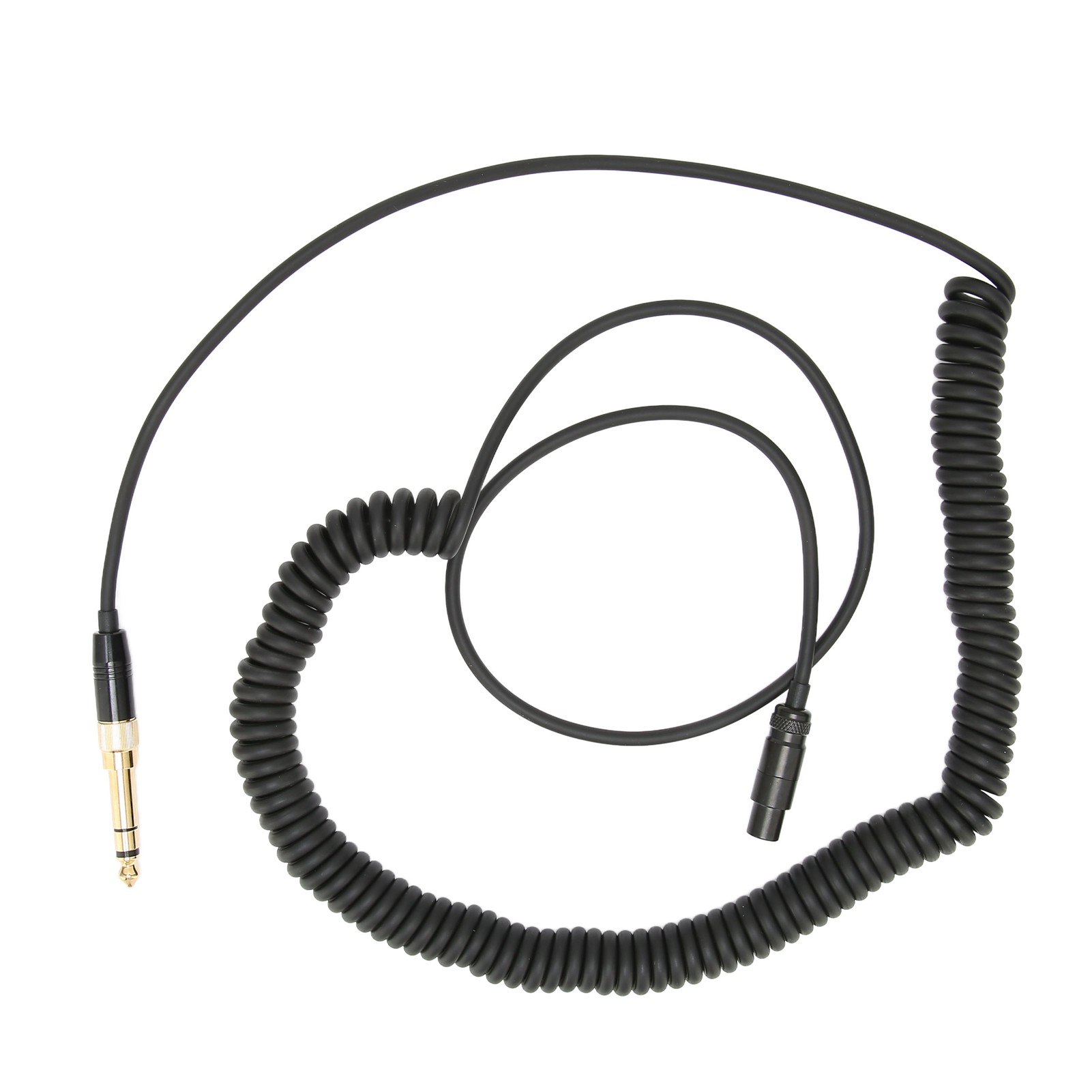 Set Mit 2 Schwarzen, Federbelasteten Ersatz-audiokabeln Für Akg Q701 K712 K702 K271s K240s K240mk K181 K141