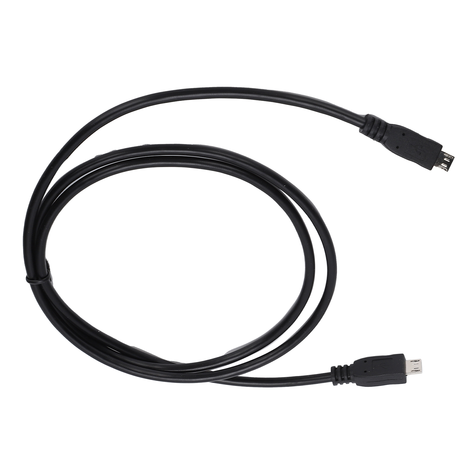 Micro-usb-stecker Auf Micro-usb-lade- Und Datenverbindungskabel, 1 M / 3,3 Ft, Schwarz