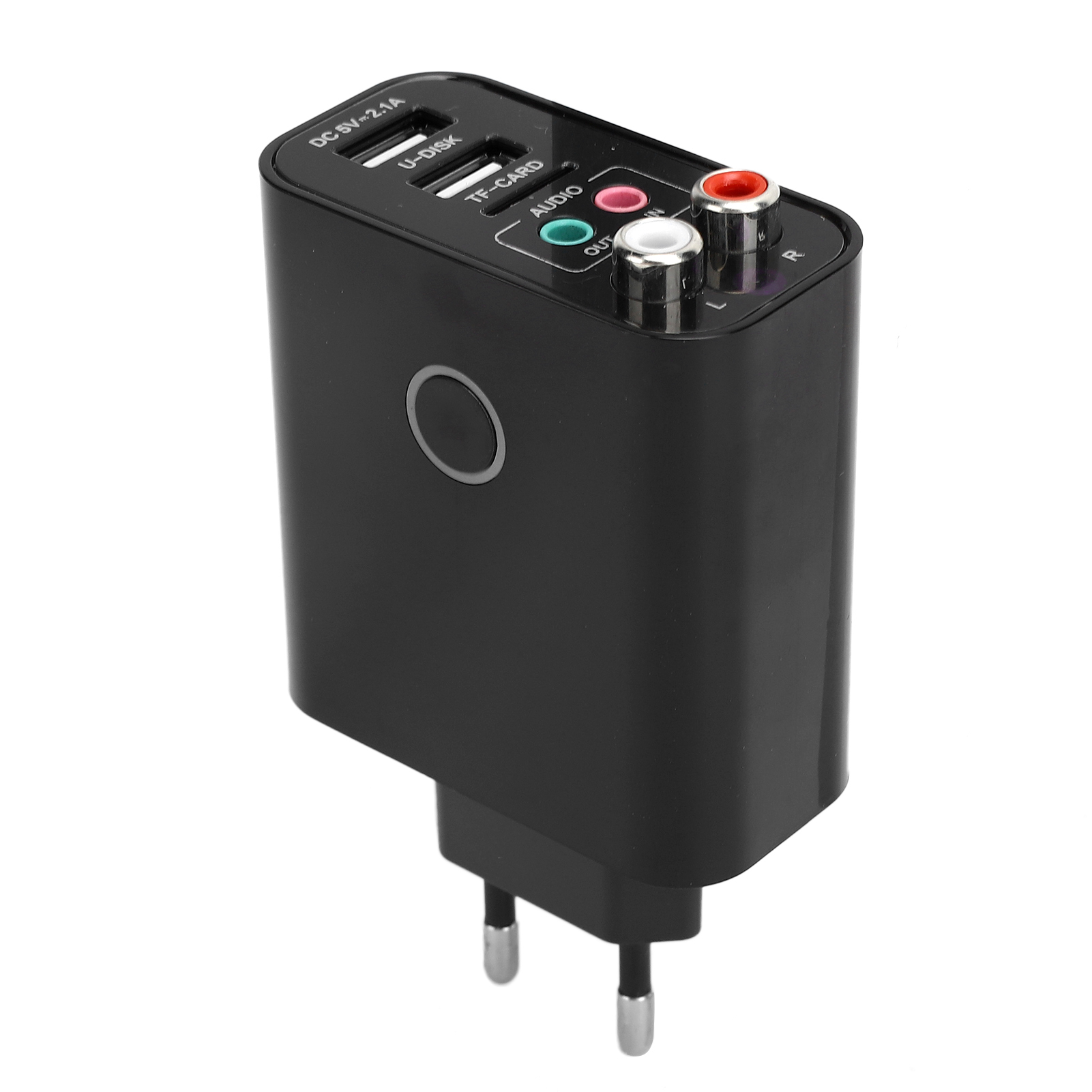 2-in-1 Bluetooth 5.0 Empfänger/sender, Drahtloser Audioadapter, App-steuerung, 110–240-v-fernbedienung, Eu-stecker