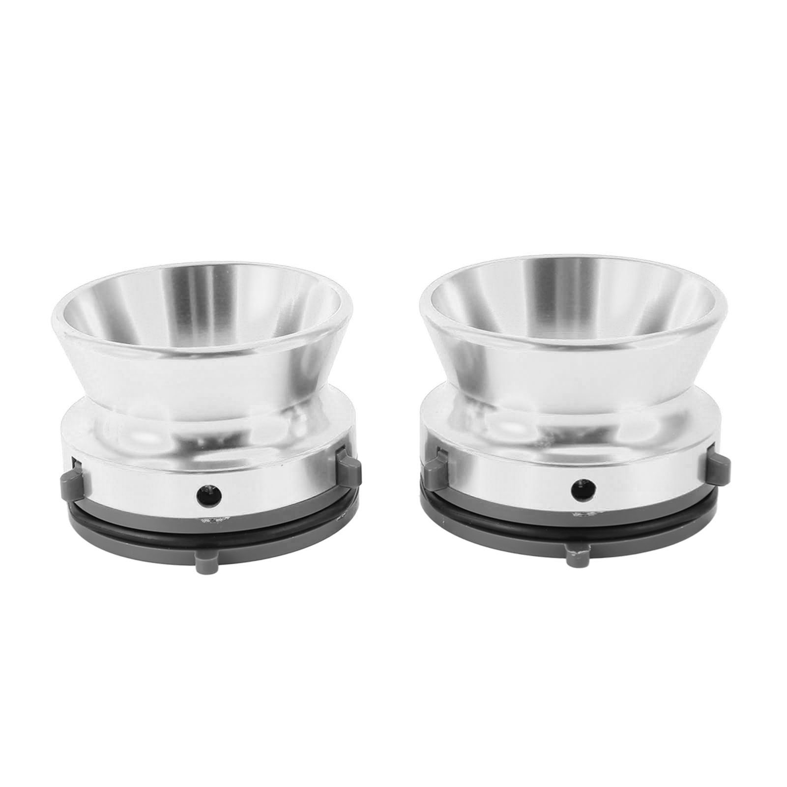 1/4 10 Zoll Poliertes Öffnungswerkzeug Aus Aluminiumlegierung, Universelle Ladevorrichtung, Nab-nabenadapter Für Studer Revox, Akai Und Teac (2 Stück, Silber).