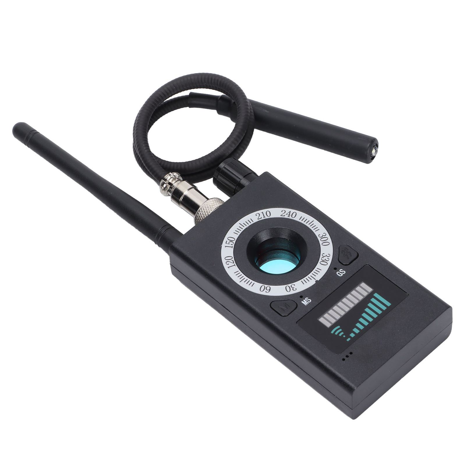 K18 Anti-spionage-detektor Für Versteckte Kameras, Tragbar Und Mit Großem Erfassungsbereich, 100-240v Rf-signal-tracker (eu-stecker)